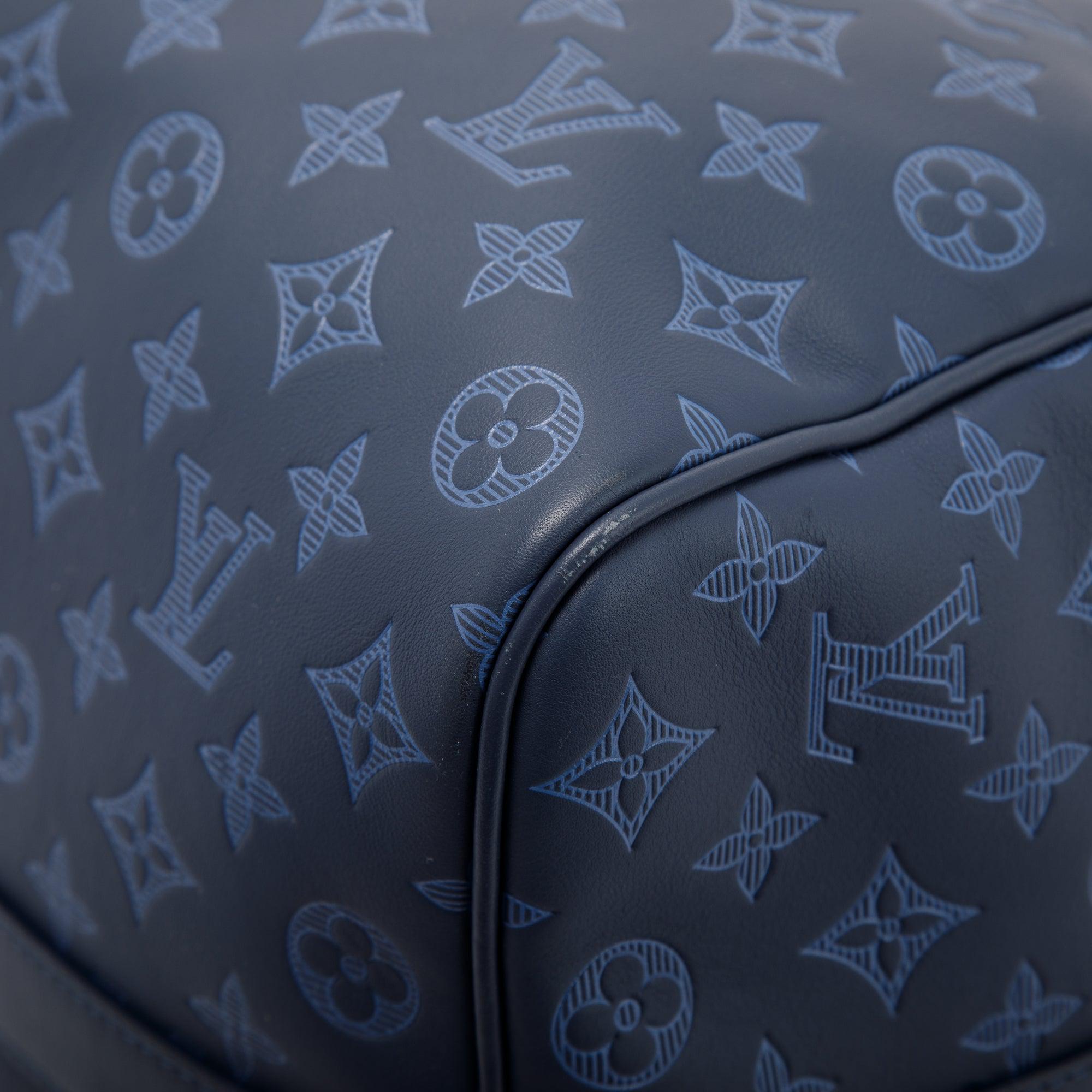 Louis Vuitton Monogram Shadow Leather Keepall Bandouliere 50