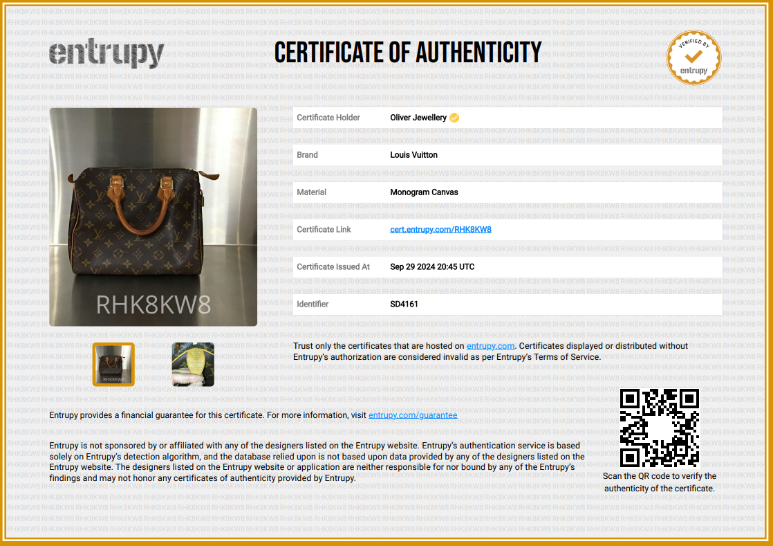 Louis Vuitton Monogram Speedy 25