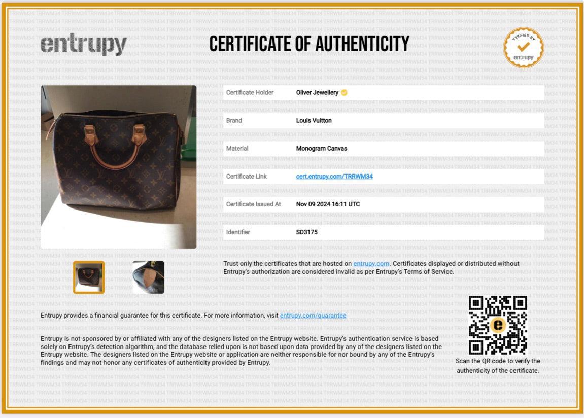 Louis Vuitton Monogram Speedy 30