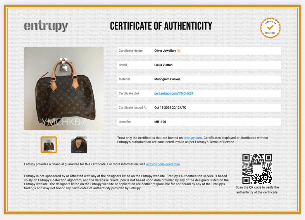 Louis Vuitton Monogram Speedy 30 w/ Strap