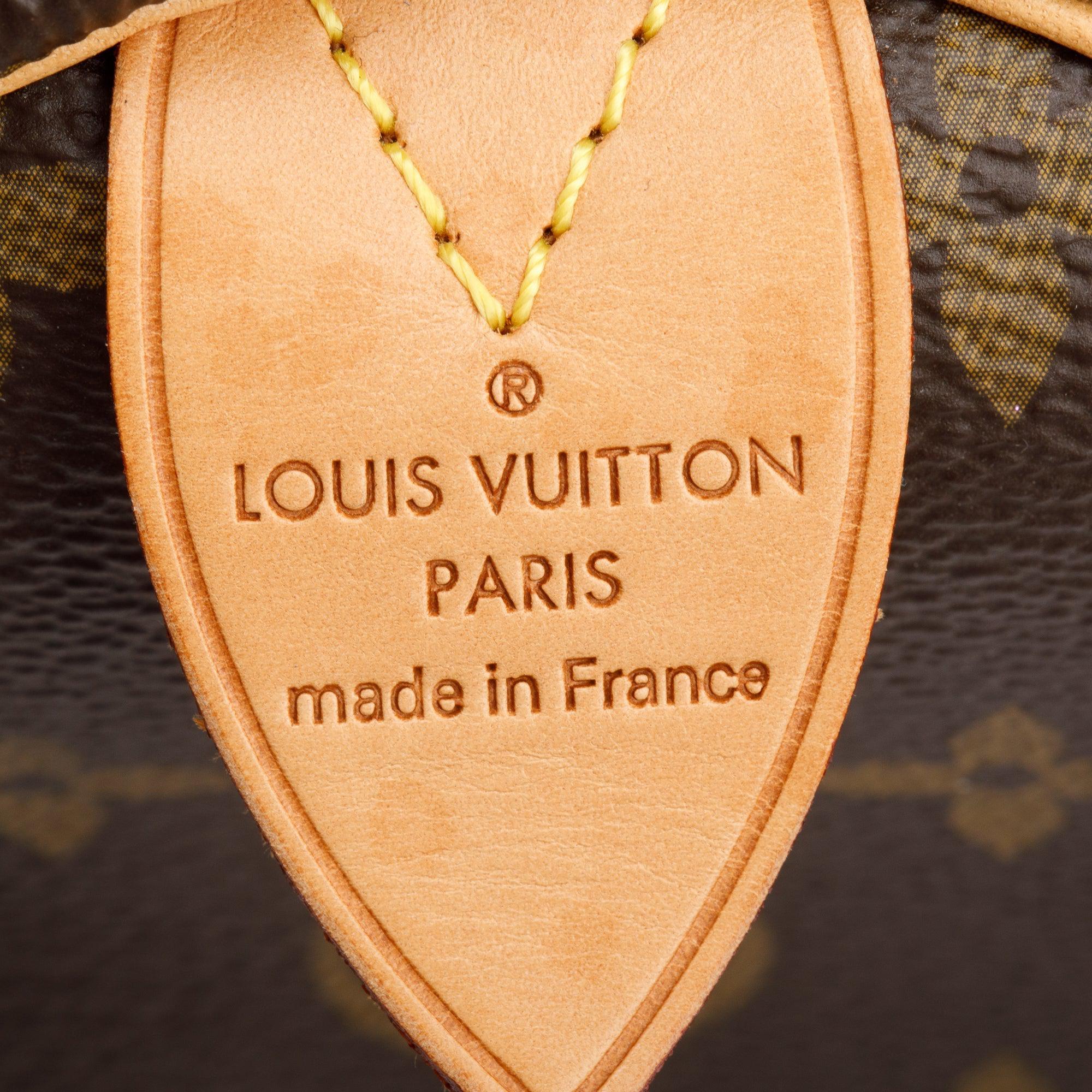 Louis Vuitton Monogram Speedy 30 w/ Strap