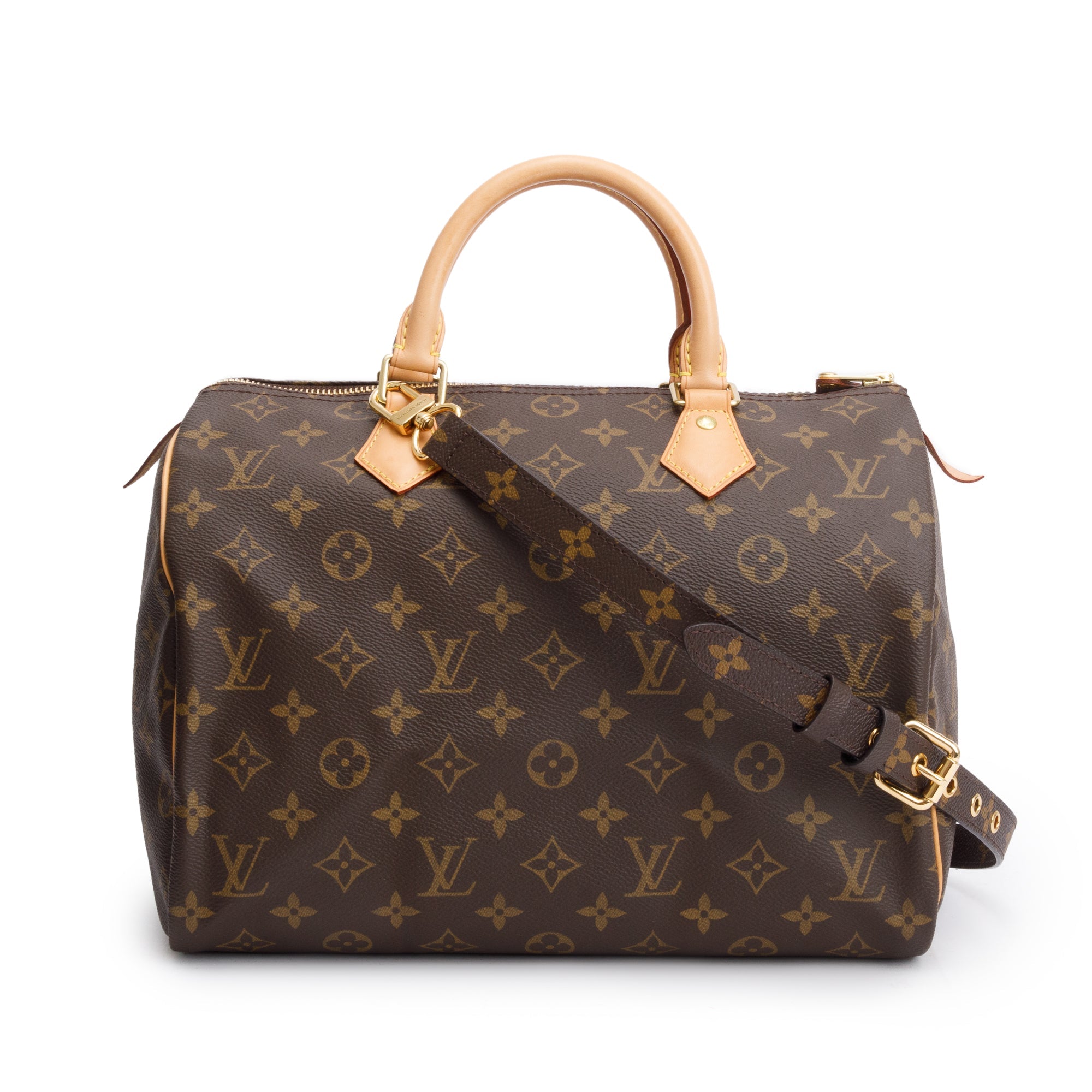 Louis Vuitton Monogram Speedy 30 w/ Strap