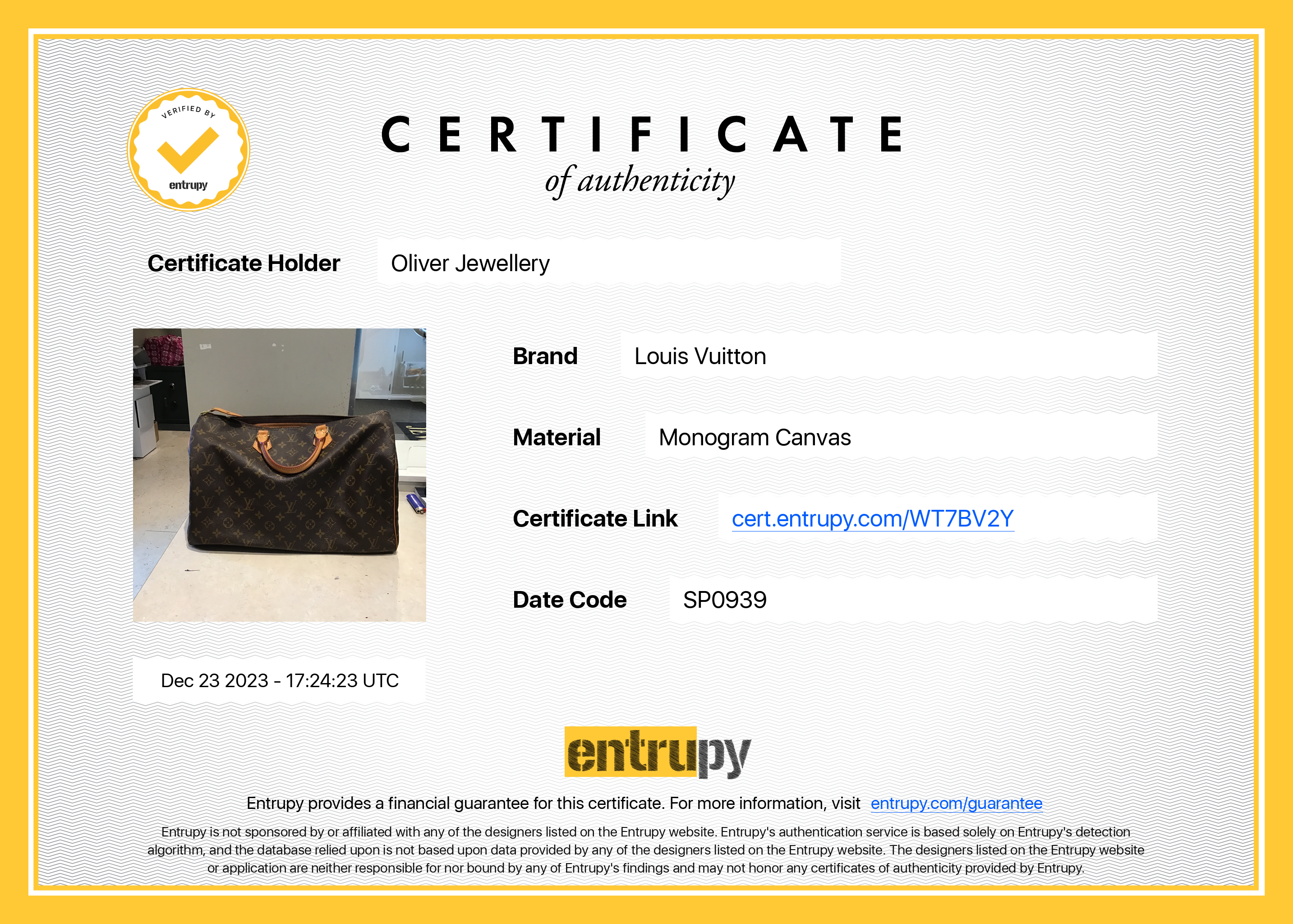 Louis Vuitton Monogram Speedy 40