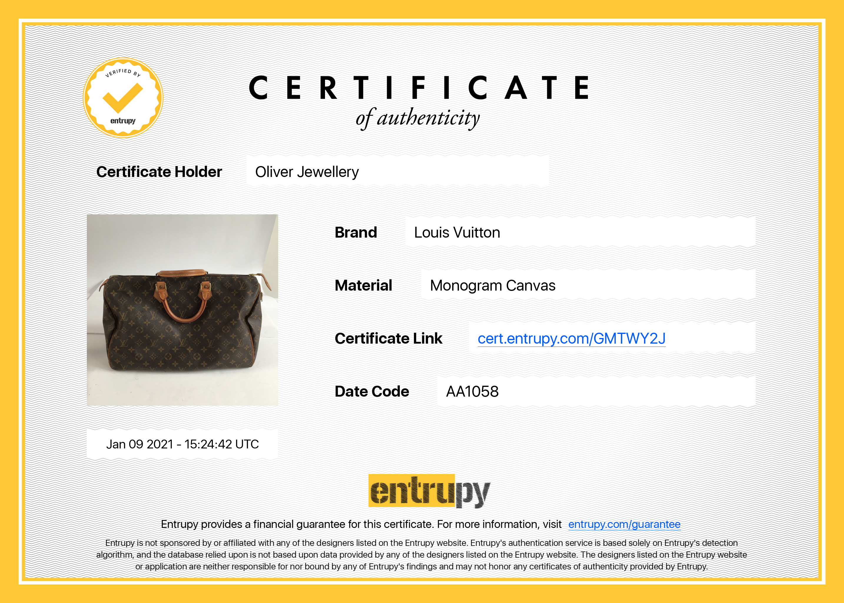 Louis Vuitton Monogram Speedy 40