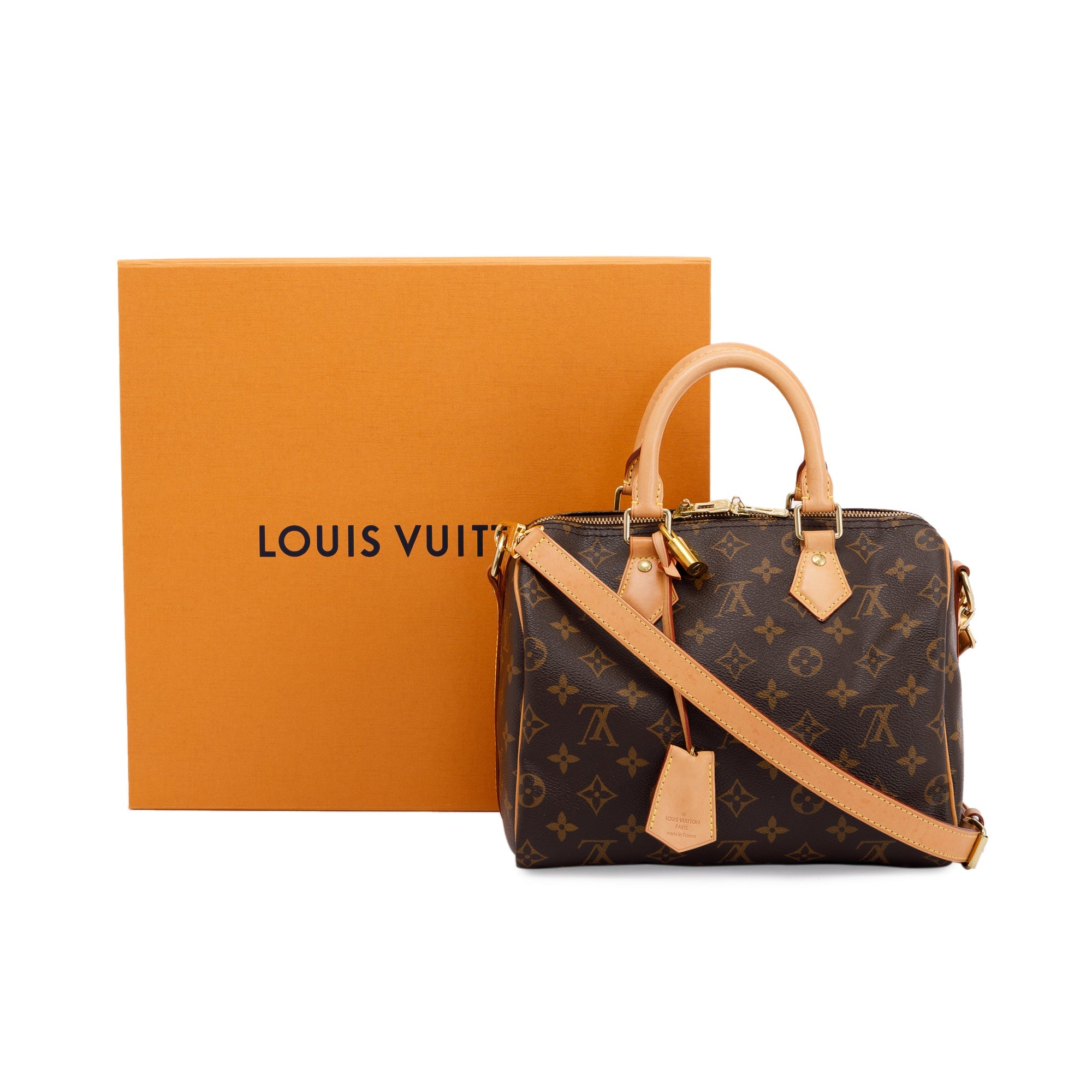 Louis Vuitton Monogram Speedy Bandouliere 25 w/ Box