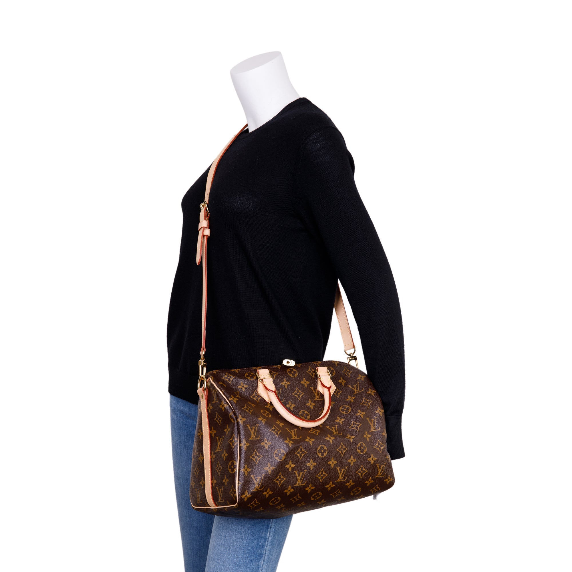 Louis Vuitton Monogram Speedy Bandouliere 30 w/ Box & Receipt