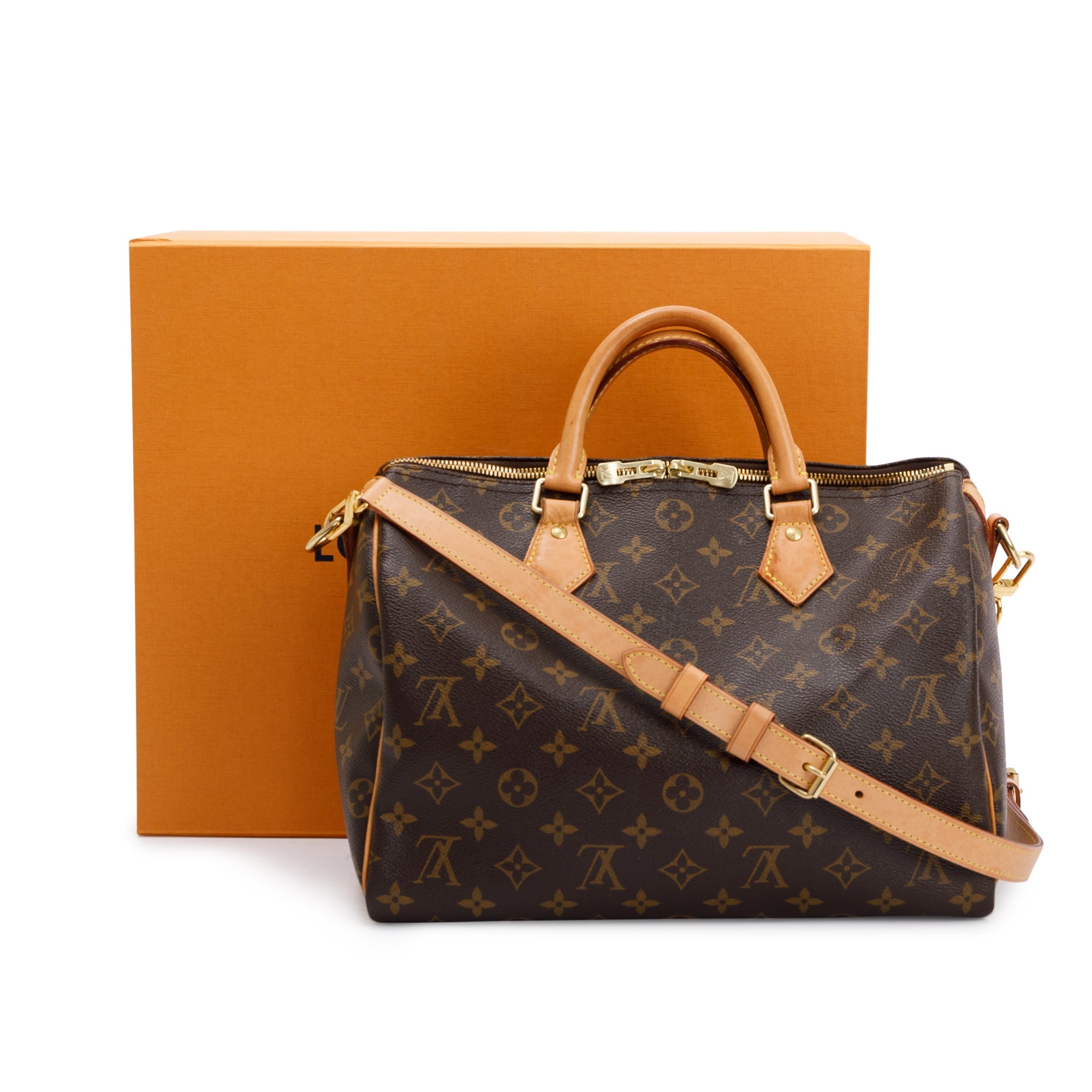Louis Vuitton Monogram Speedy Bandouliere 30 w/ Box & Strap