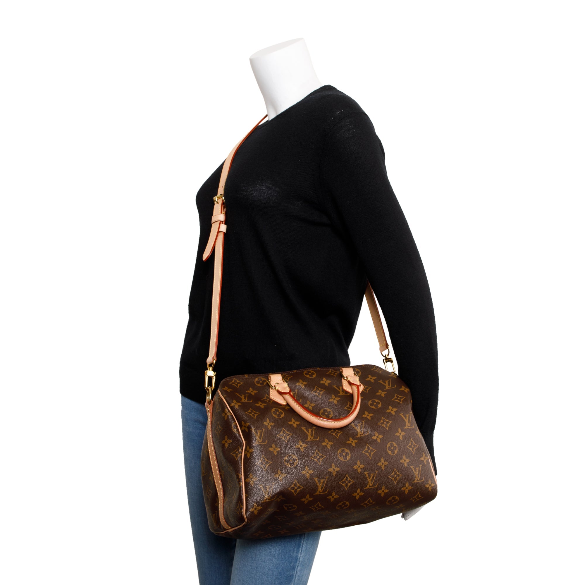 Louis Vuitton Monogram Speedy Bandouliere 30 w/ Receipt & Strap