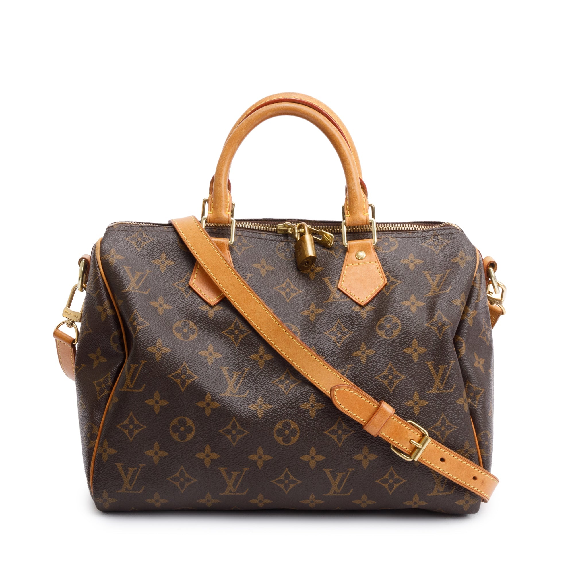 Louis Vuitton Monogram Speedy Bandouliere 30 w/ Strap