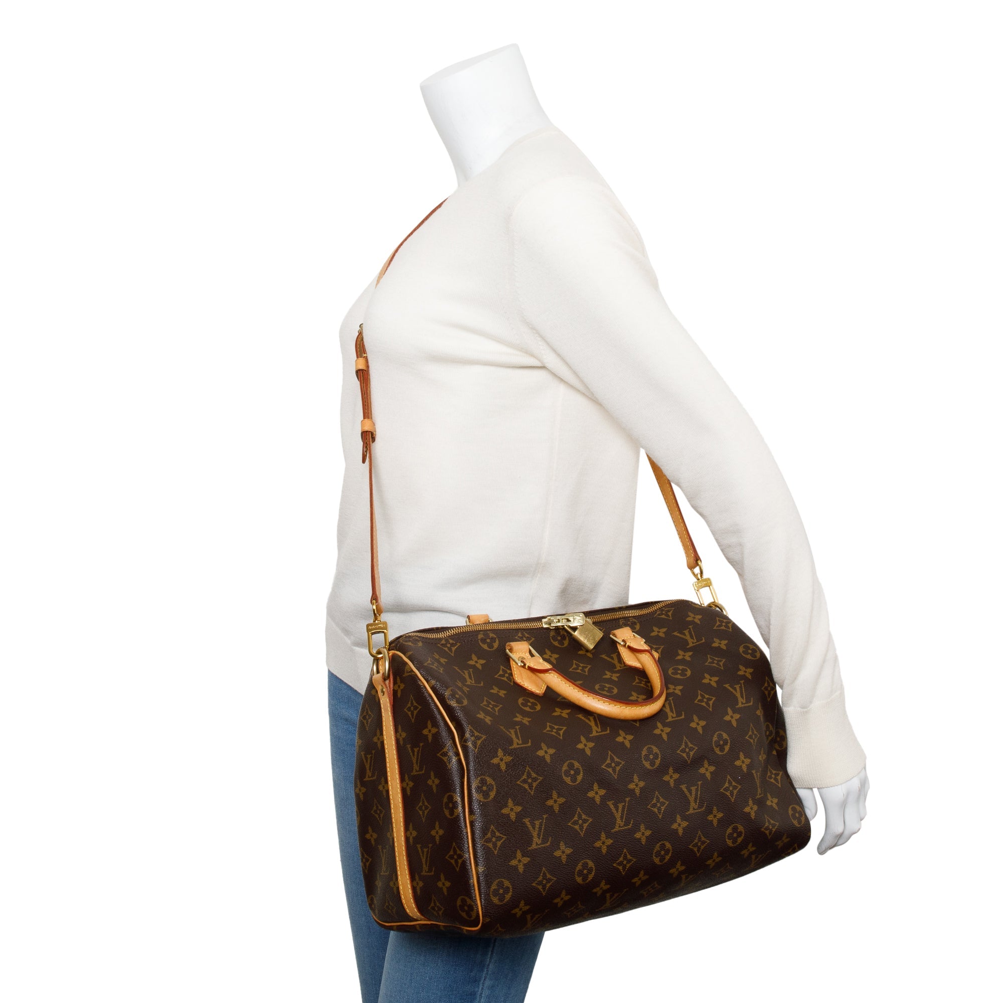 Louis Vuitton Monogram Speedy Bandouliere 35