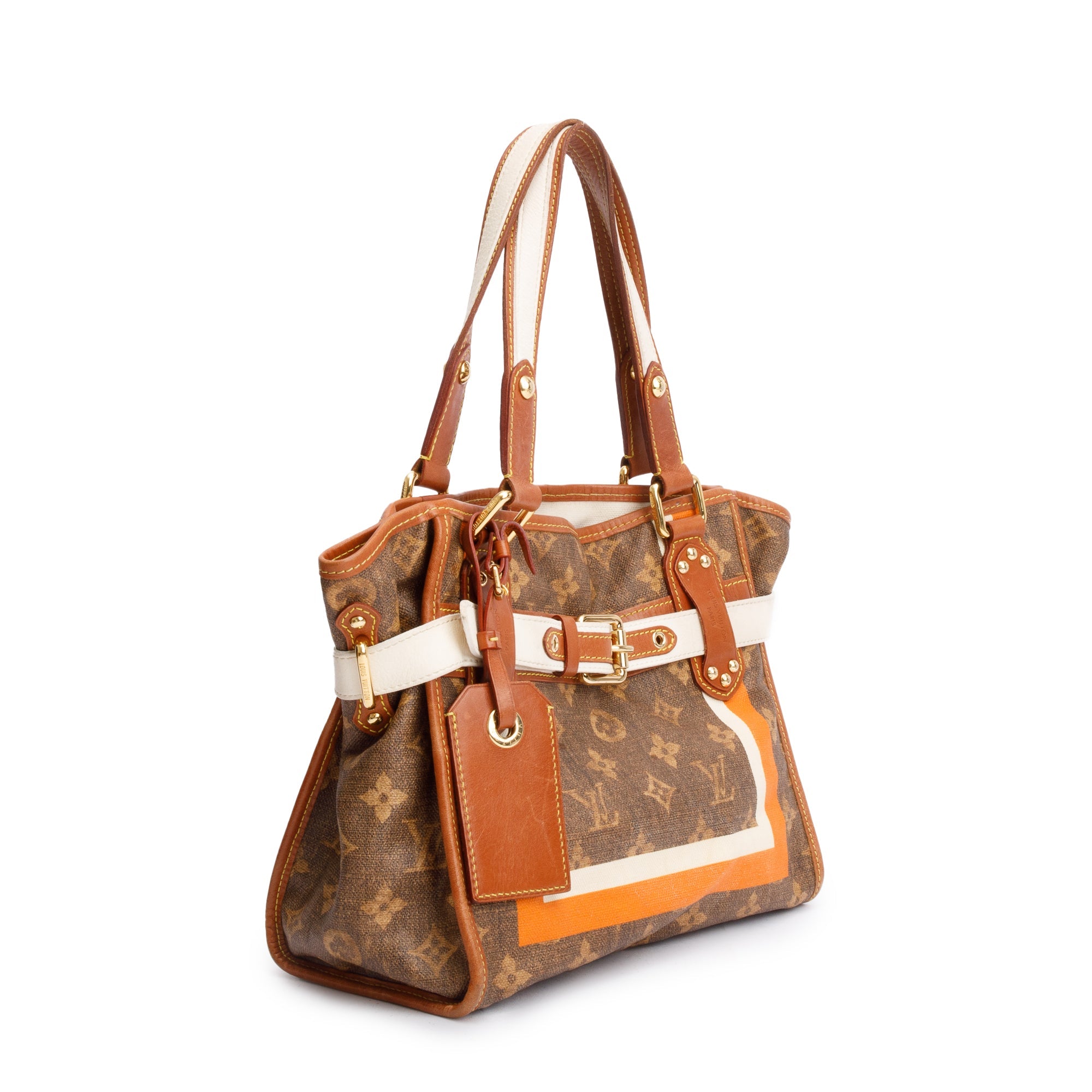 Louis Vuitton Monogram Tisse Sac Rayures PM Tote