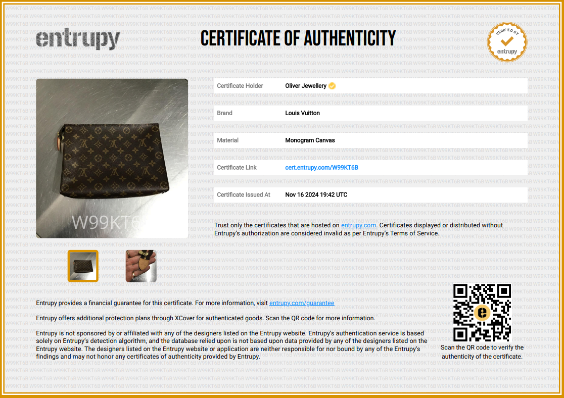 Louis Vuitton Monogram Toiletry Pouch 26