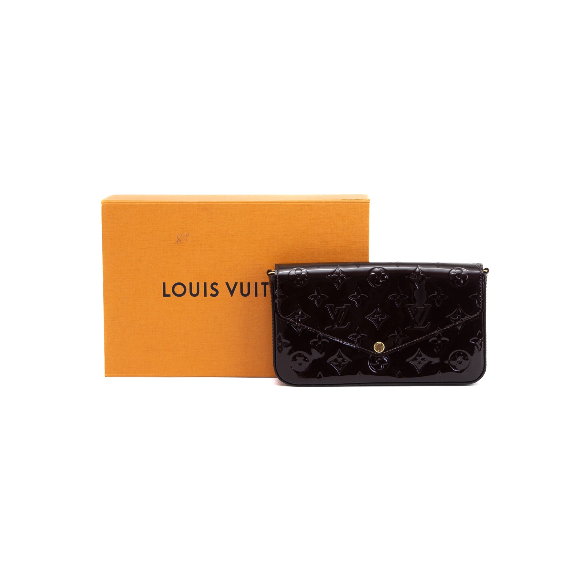 Louis Vuitton Monogram Vernis Felicie Pochette w/ Box & Inserts