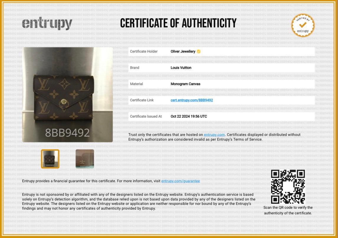 Louis Vuitton Monogram Victorine Wallet w/ Box