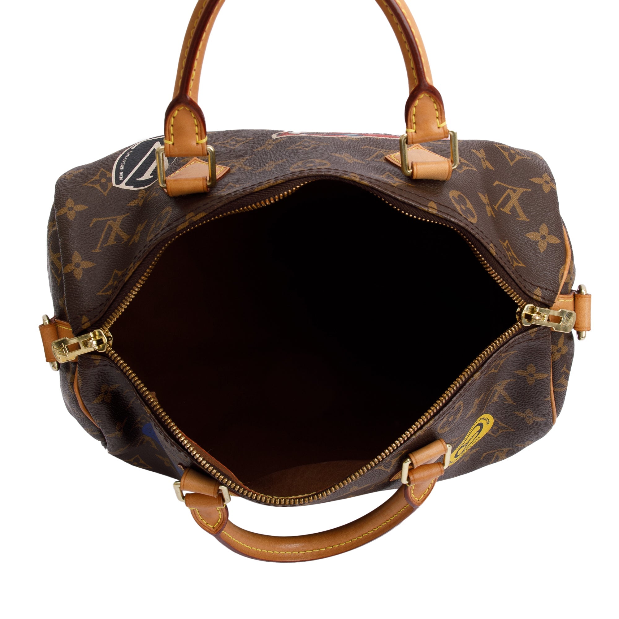 Louis Vuitton Monogram World Tour Speedy Bandouliere 30 w/ Strap