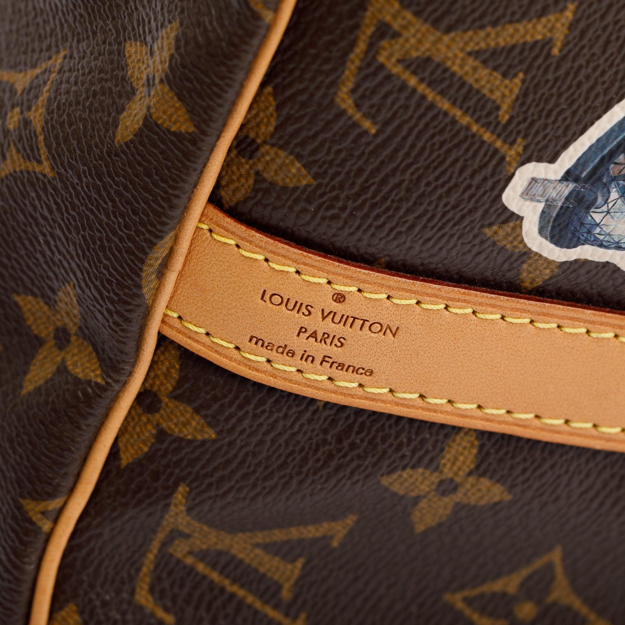 Louis Vuitton Monogram World Tour Speedy Bandouliere 30 w/ Strap