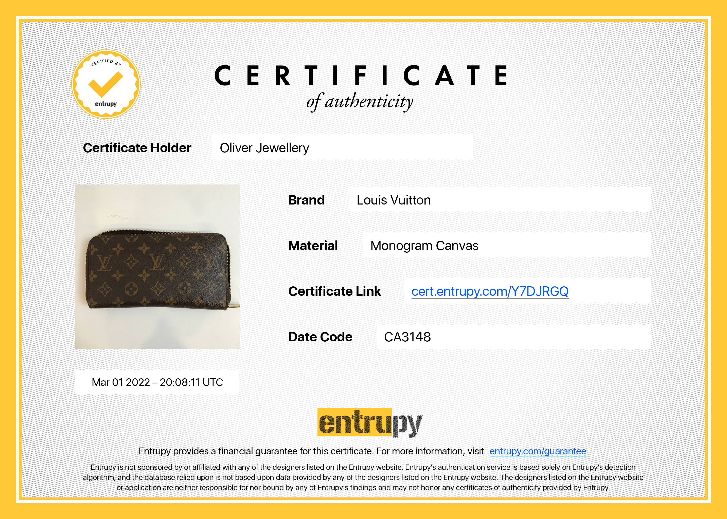 Louis Vuitton Monogram Zippy Organizer