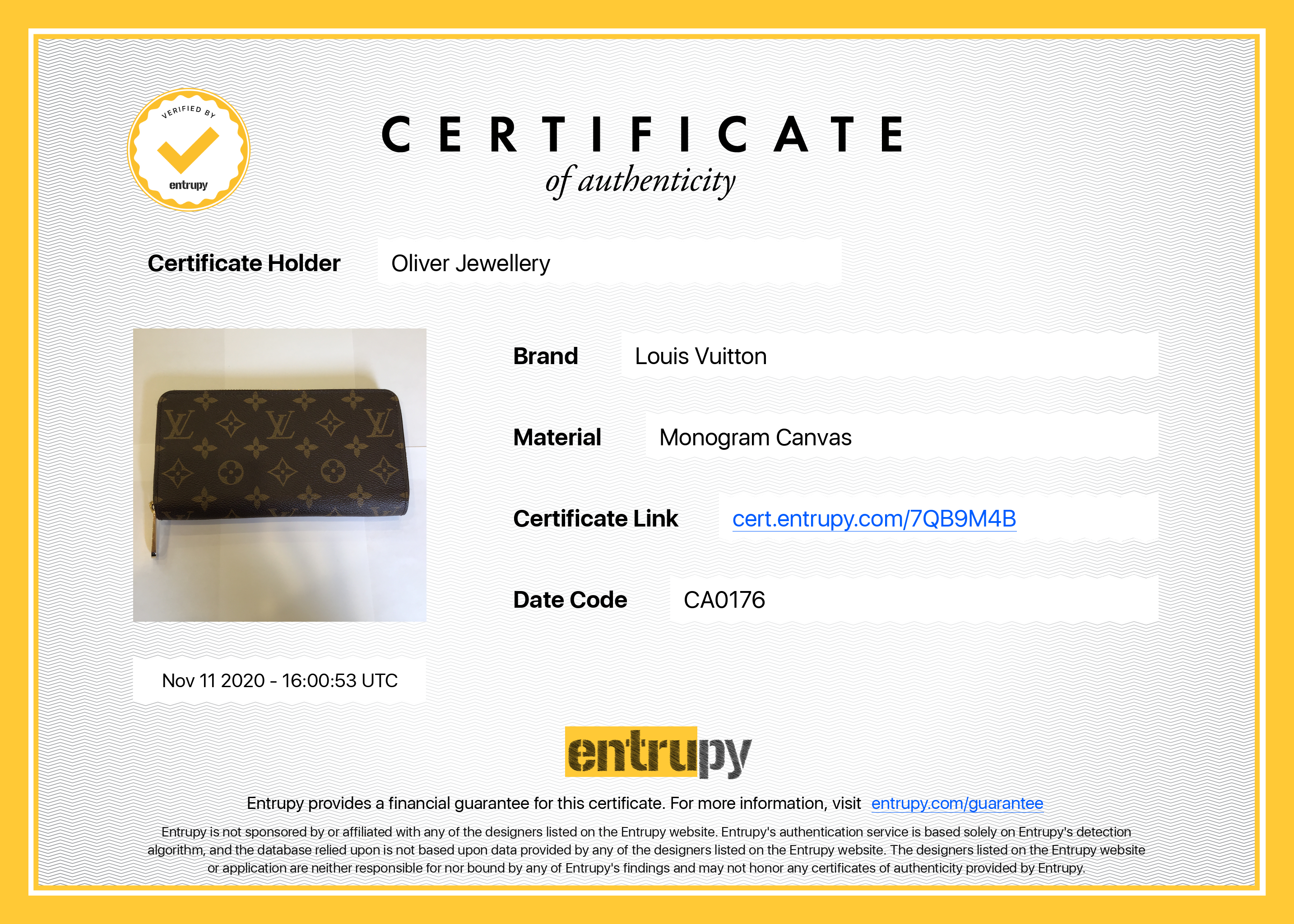 Louis Vuitton Monogram Zippy Wallet