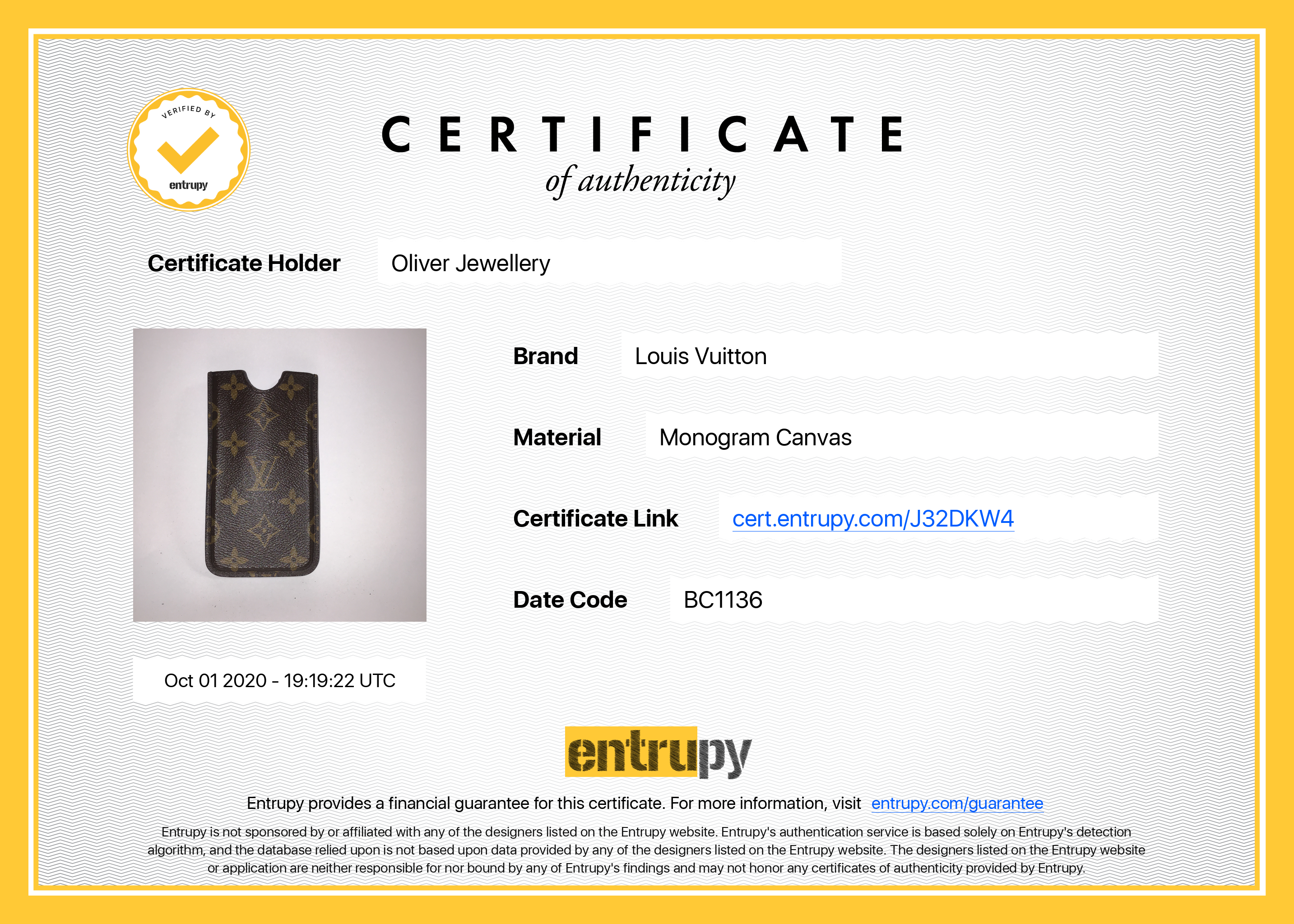 Louis Vuitton Monogram iPhone 6 Hardcase