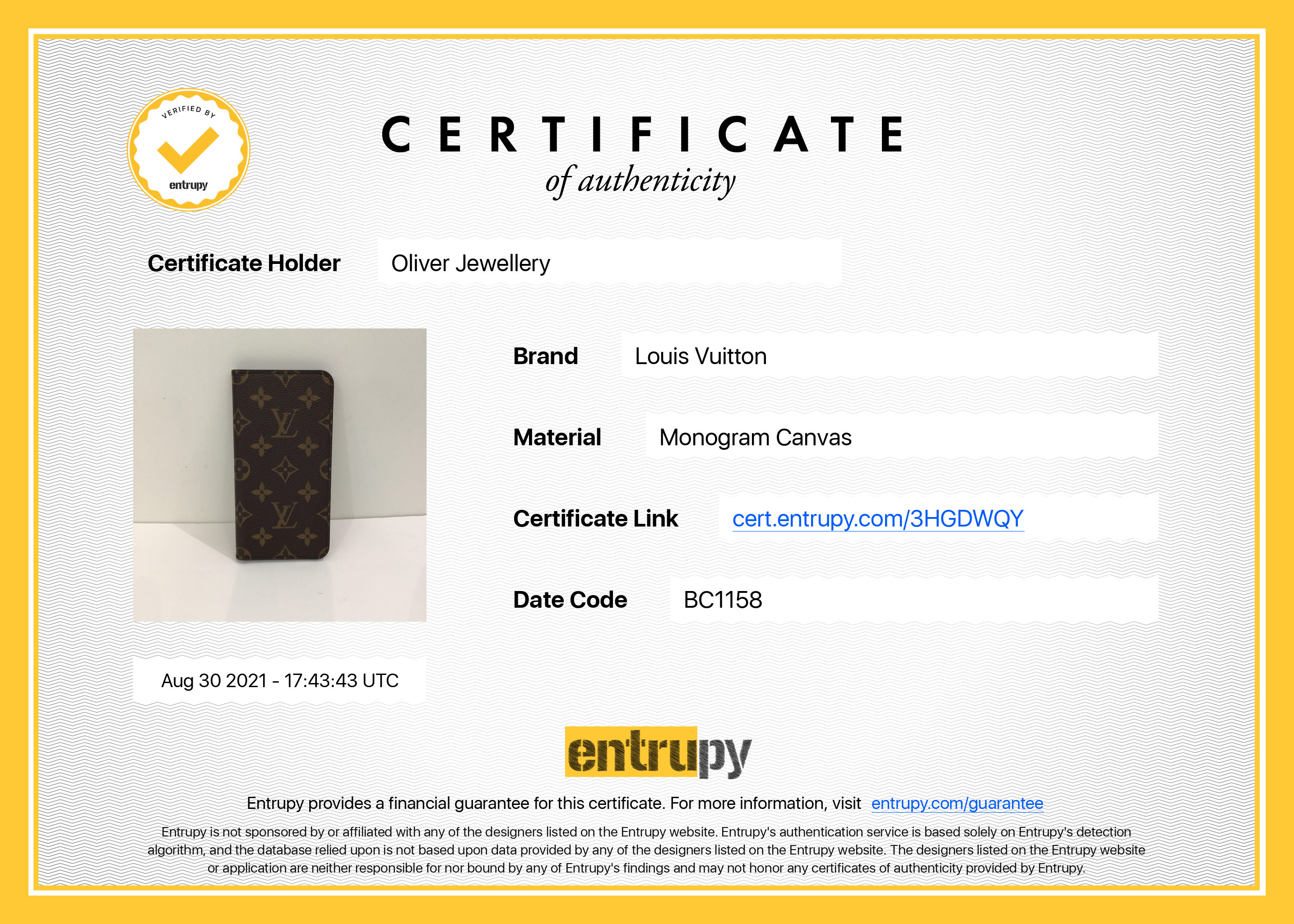 Louis Vuitton Monogram iPhone 8+ Folio