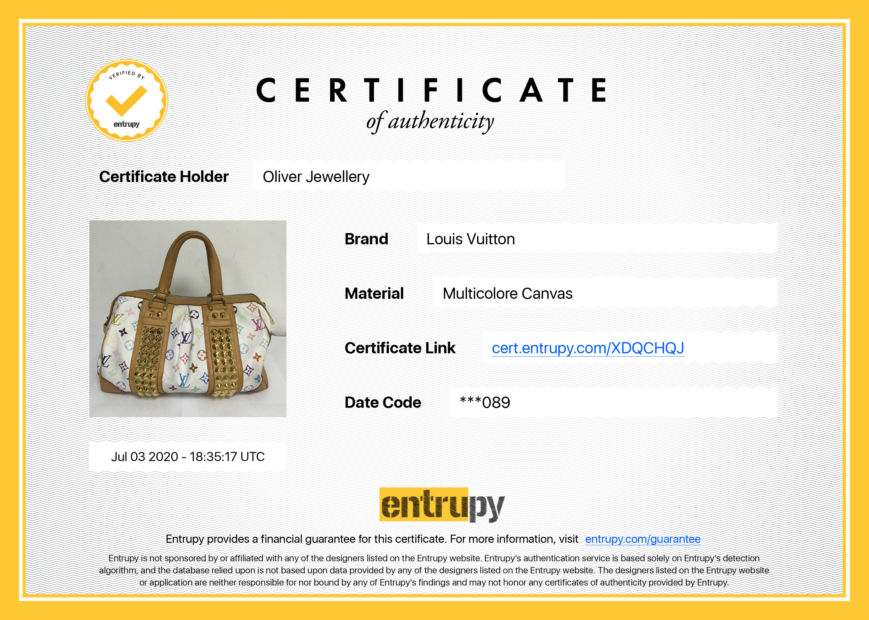 Louis Vuitton Multicolore Courtney MM