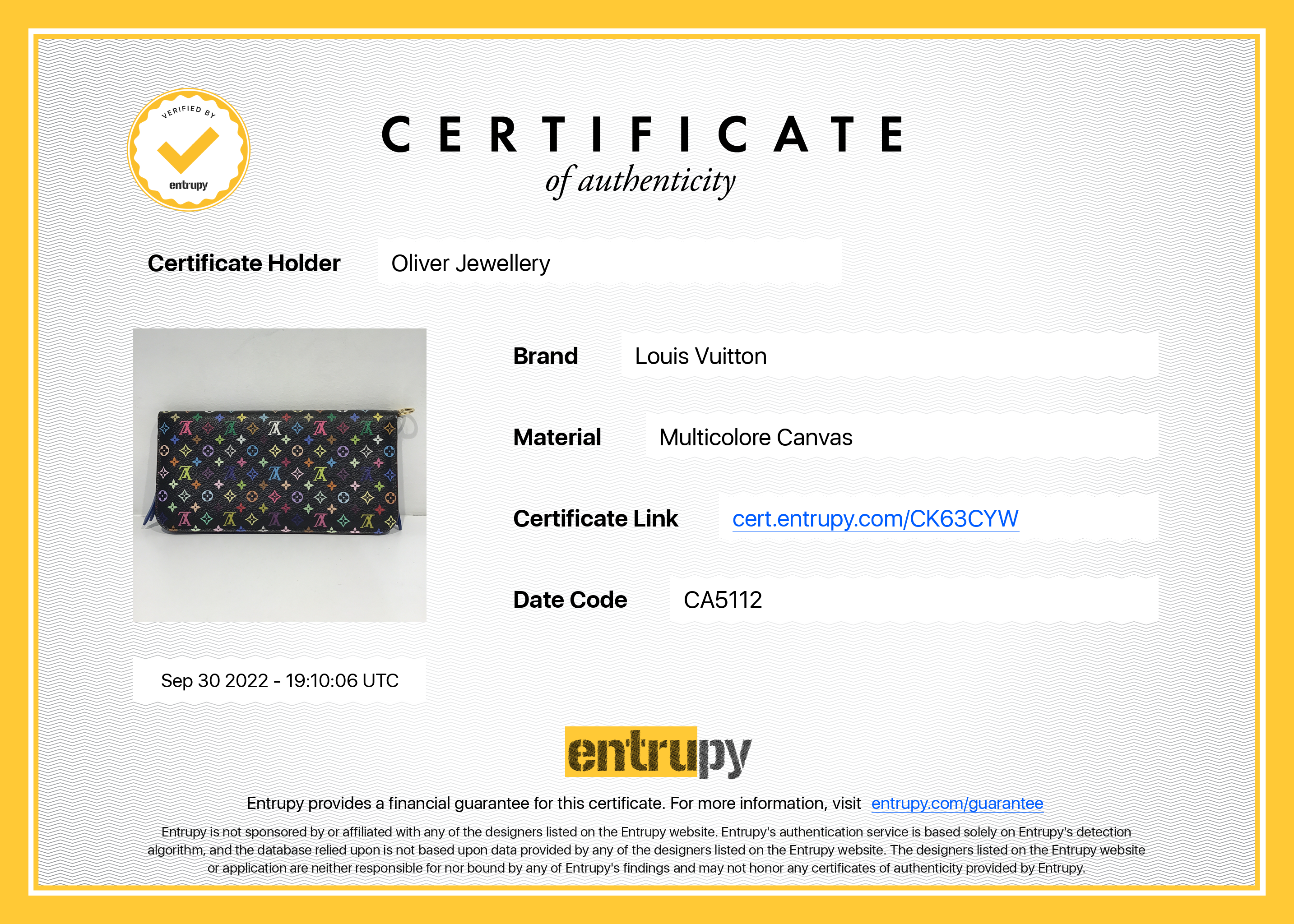 Louis Vuitton Multicolore Monogram Insolite Wallet