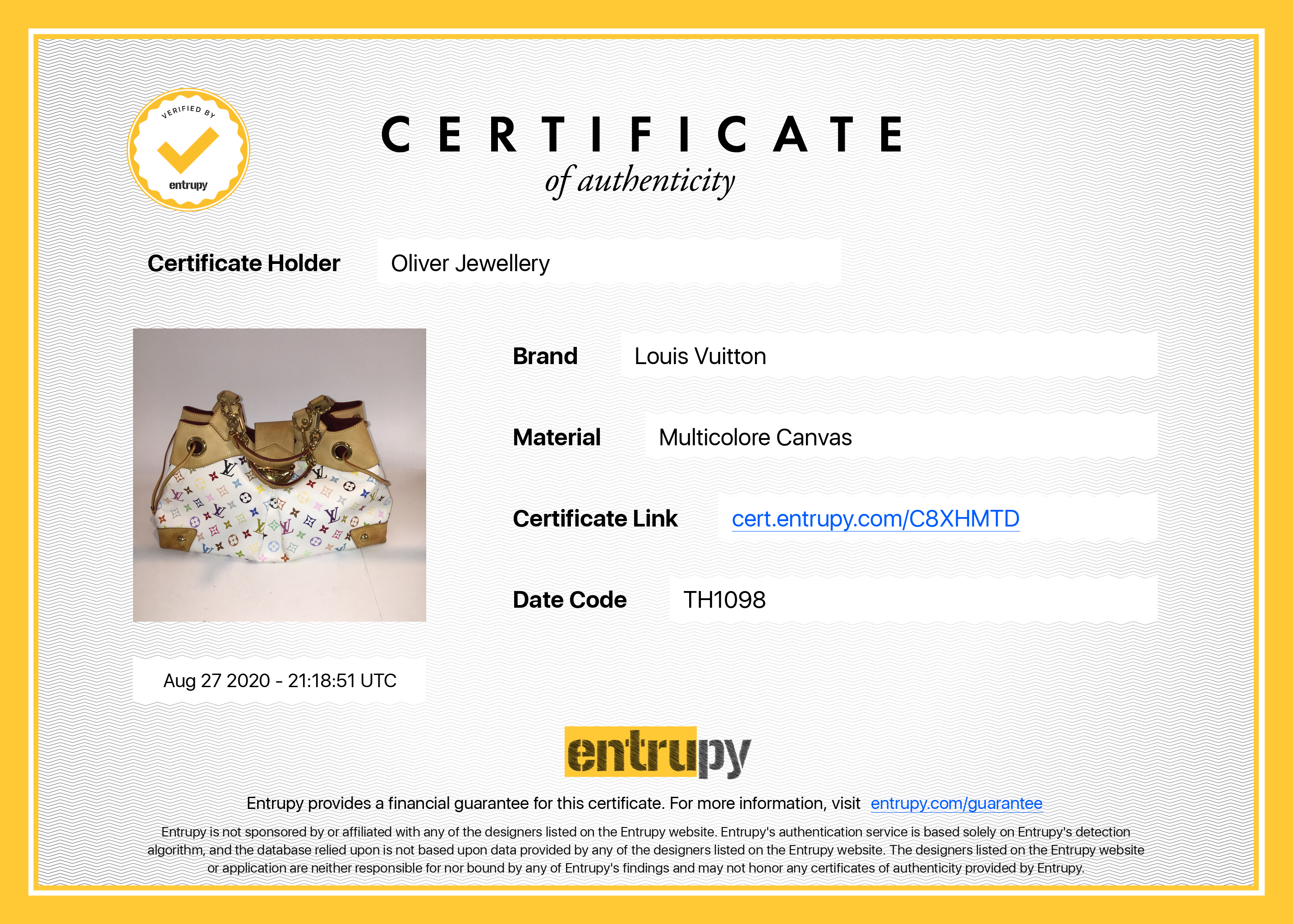 Louis Vuitton Multicolore Ursula Bag