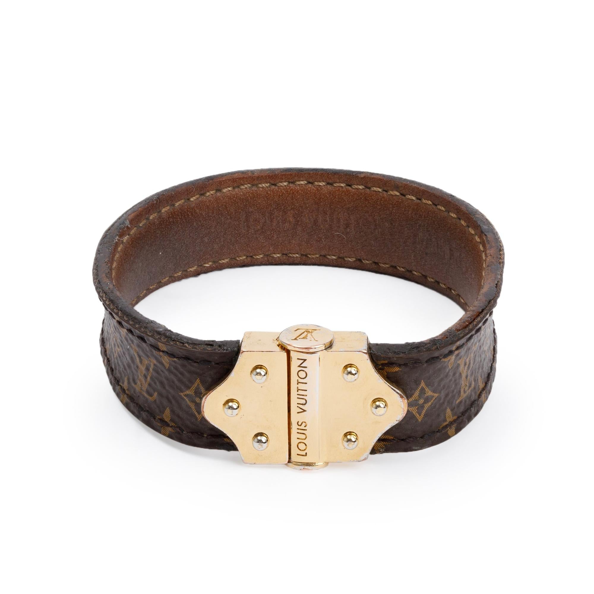 Louis Vuitton Nano Monogram Bracelet w/ Box