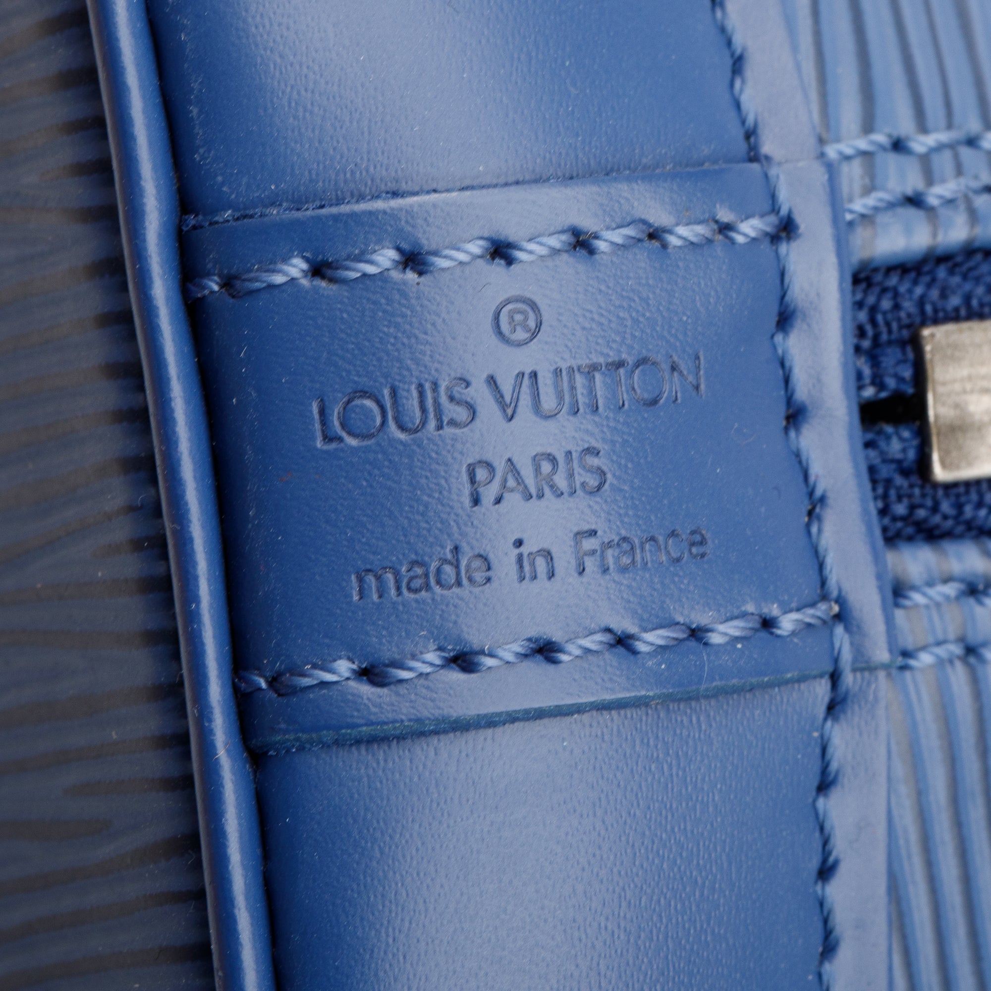 Louis Vuitton Navy Epi Leather Alma PM