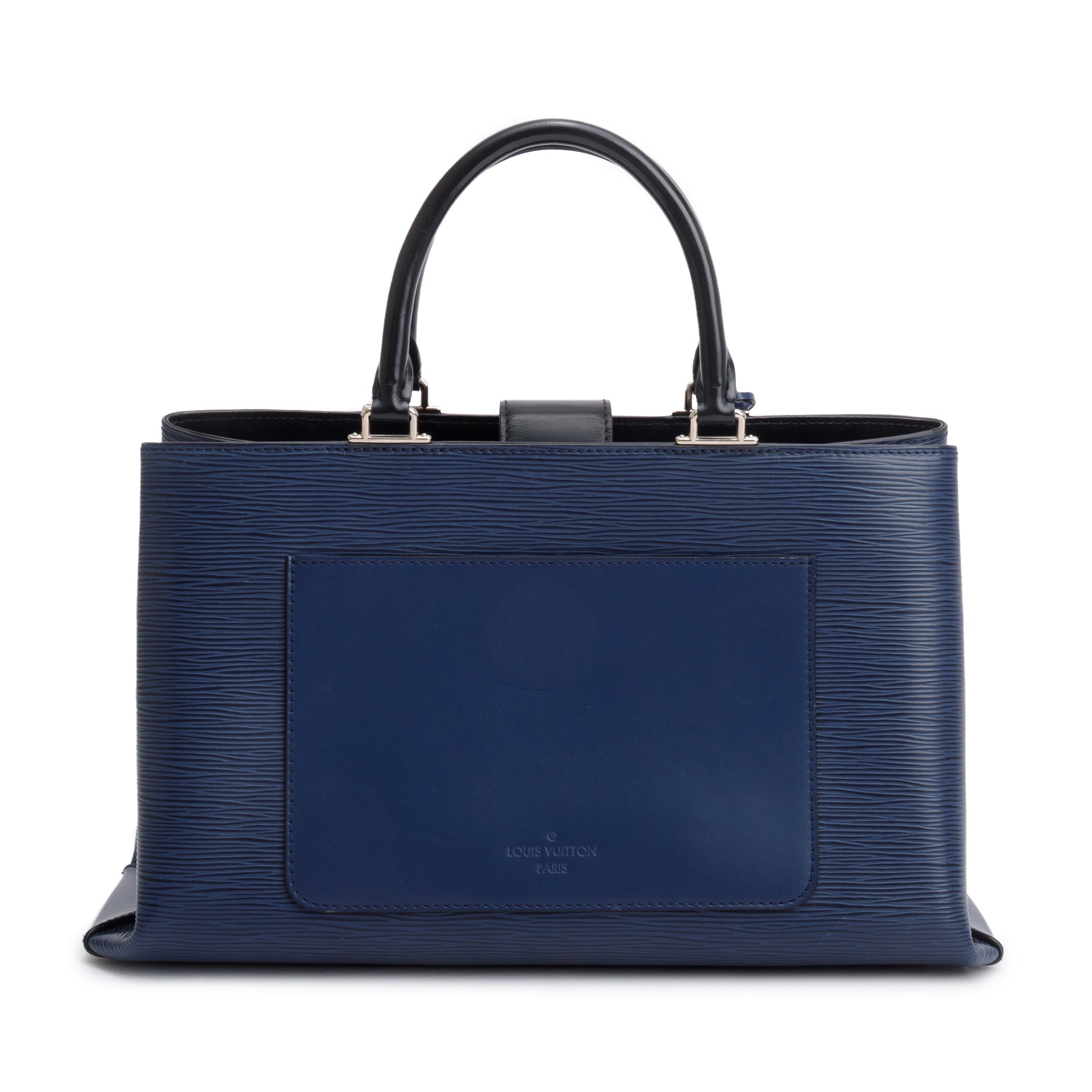 Louis Vuitton Navy Epi Leather Kleber MM w/ Strap