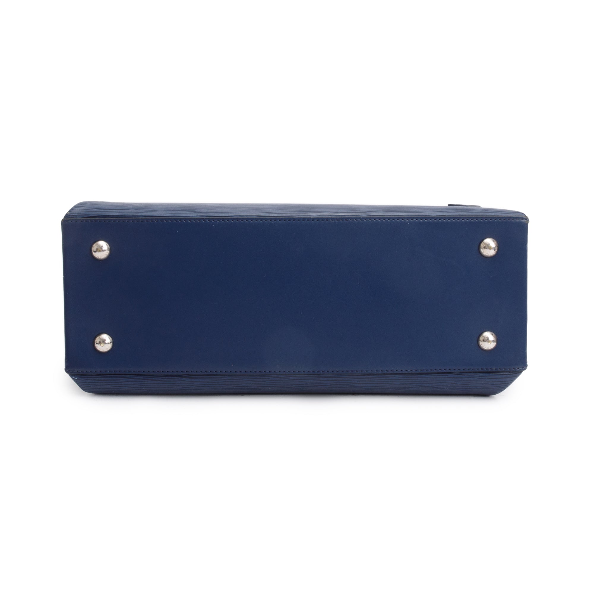 Louis Vuitton Navy Epi Leather Kleber MM w/ Strap