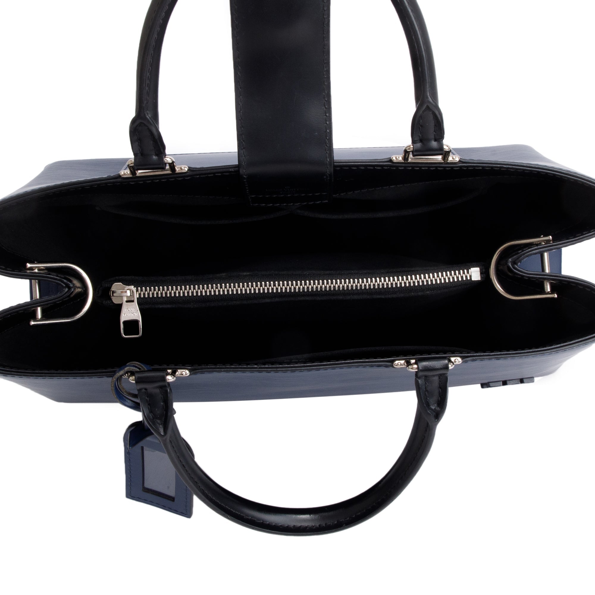 Louis Vuitton Navy Epi Leather Kleber MM w/ Strap