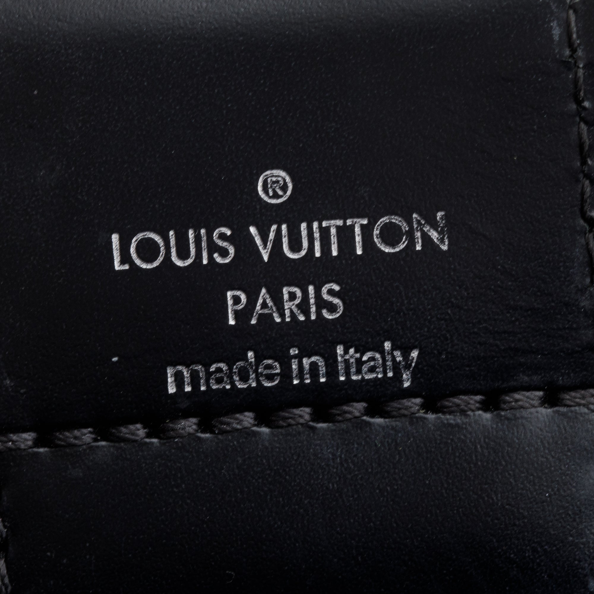 Louis Vuitton Navy Epi Leather Kleber MM w/ Strap