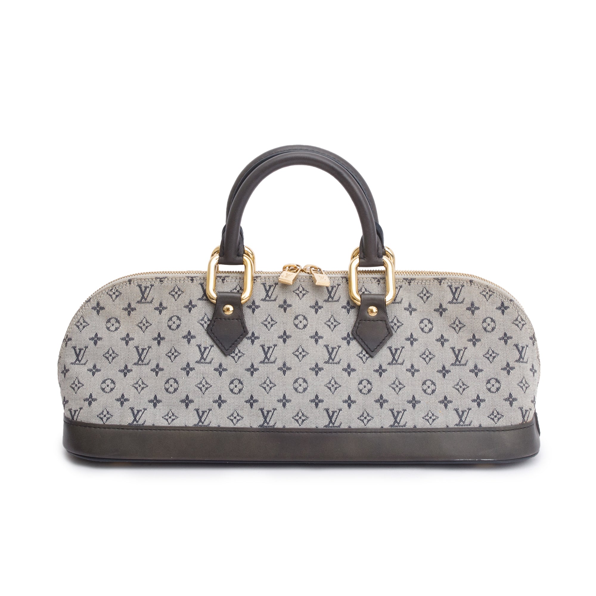 Louis Vuitton Navy Mini Lin Alma Long