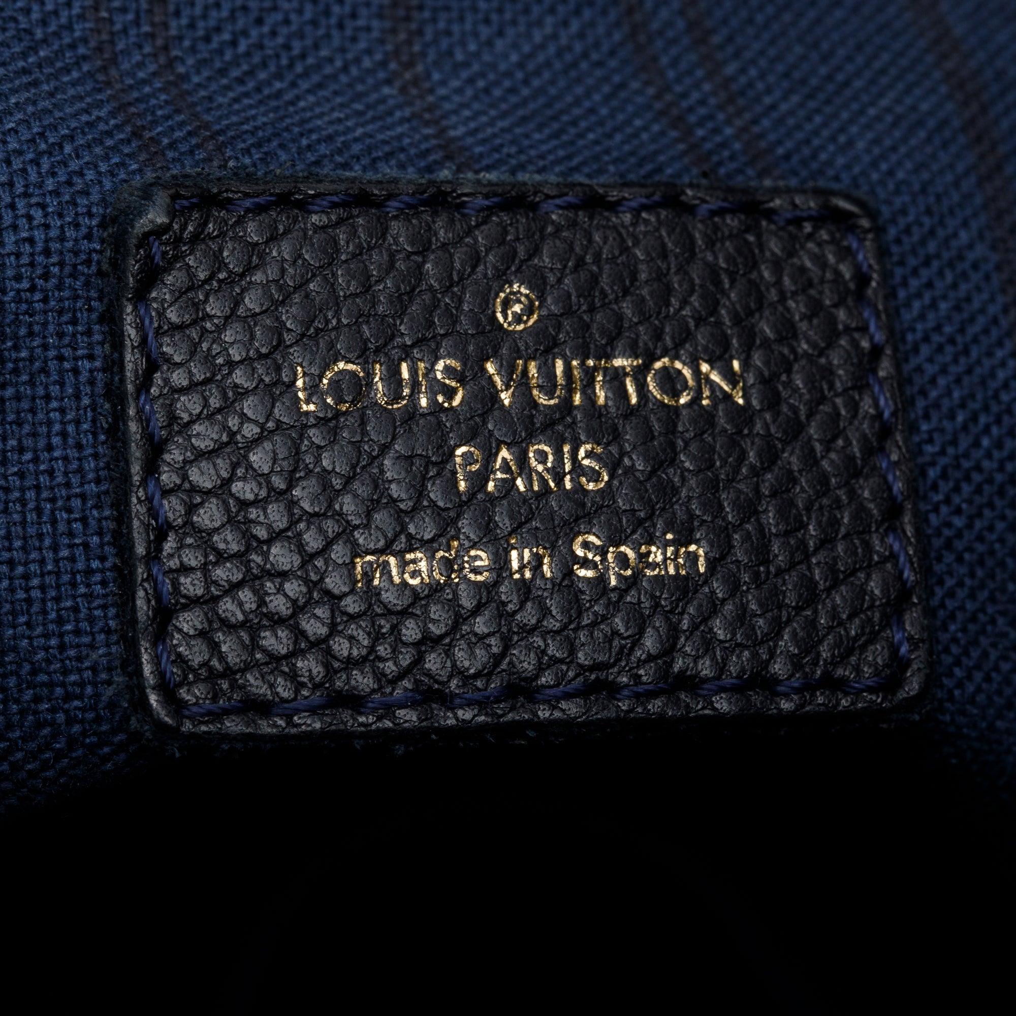 Louis Vuitton Navy Monogram Empreinte Artsy MM