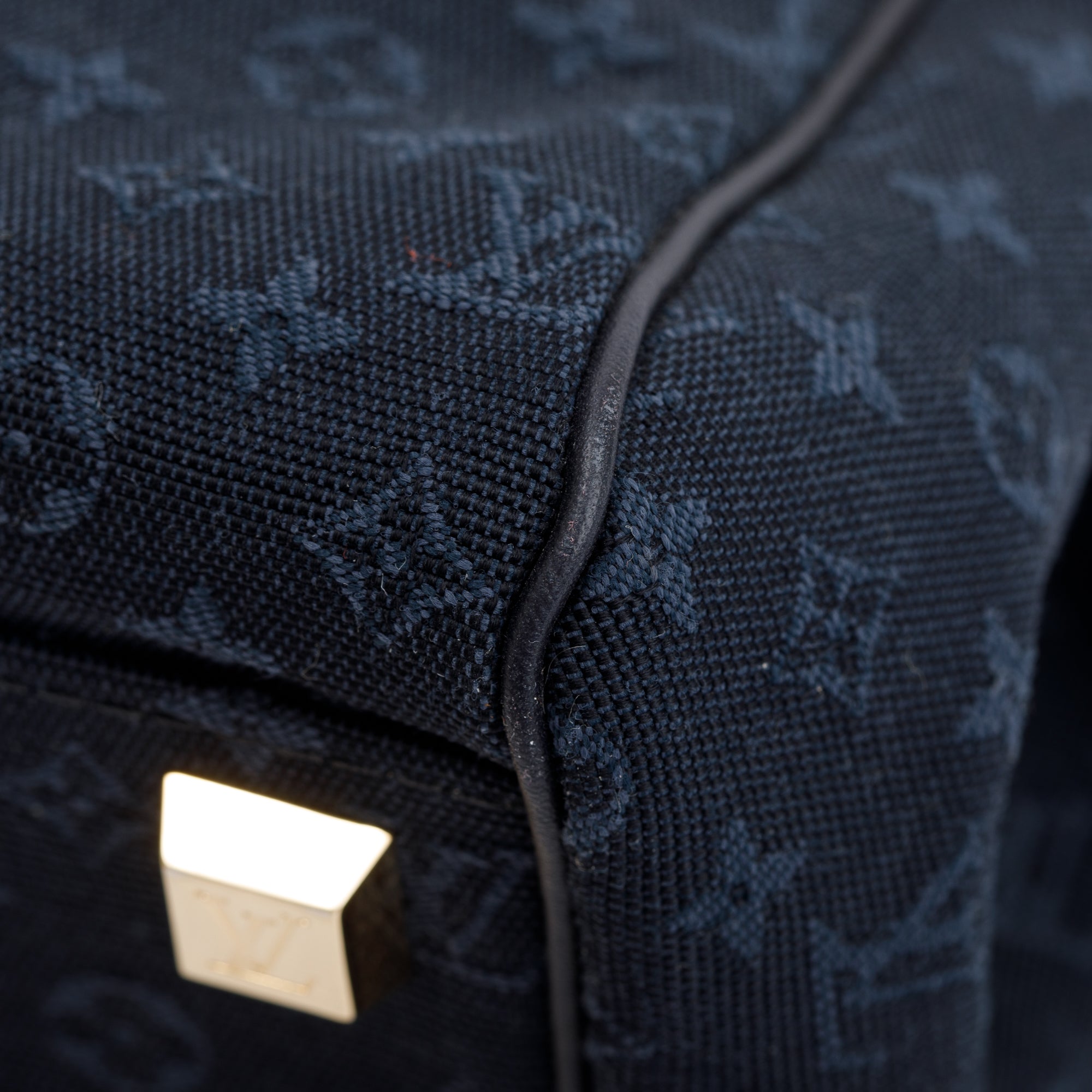 Louis Vuitton Navy Monogram Mini Lin Josephine PM