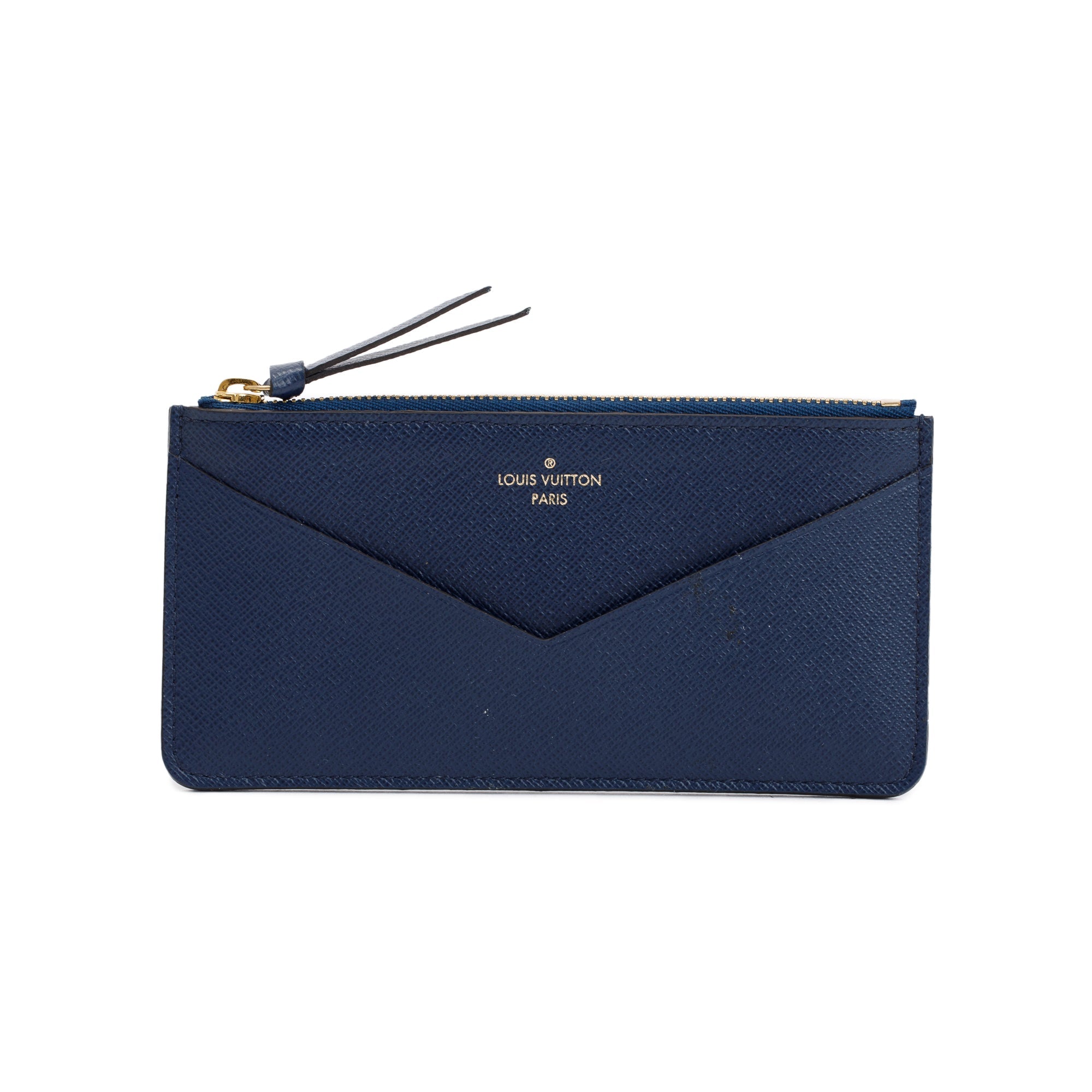 Louis Vuitton Navy Taiga Leather Jeanne Wallet Insert