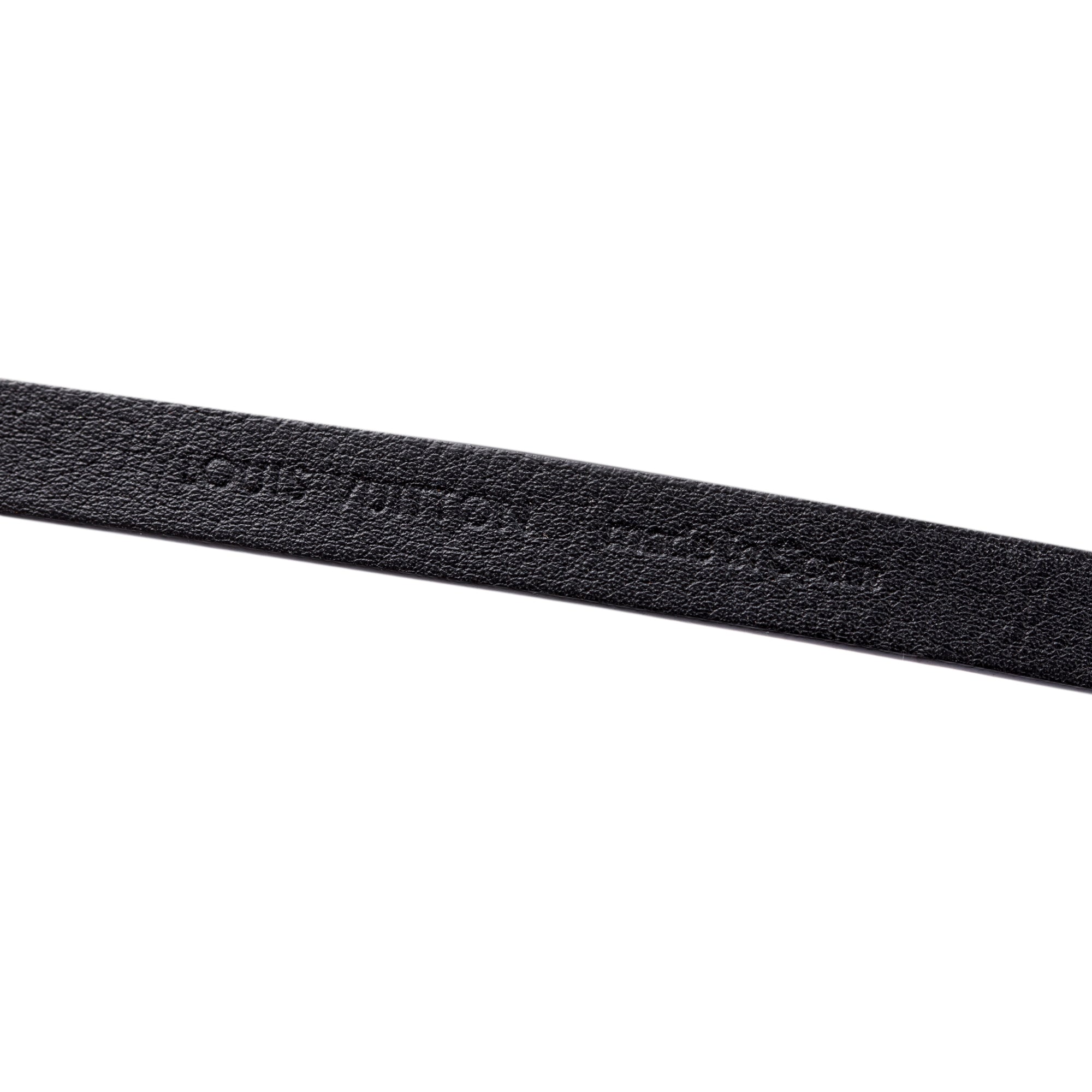 Louis Vuitton Neogram Double Wrap Leather Bracelet w/ Box