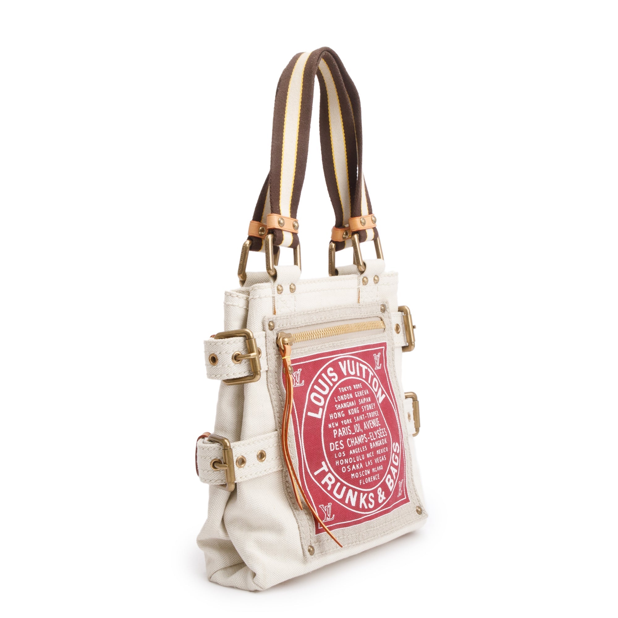 Louis Vuitton Neutral Canvas Globe Shopper Cabas PM