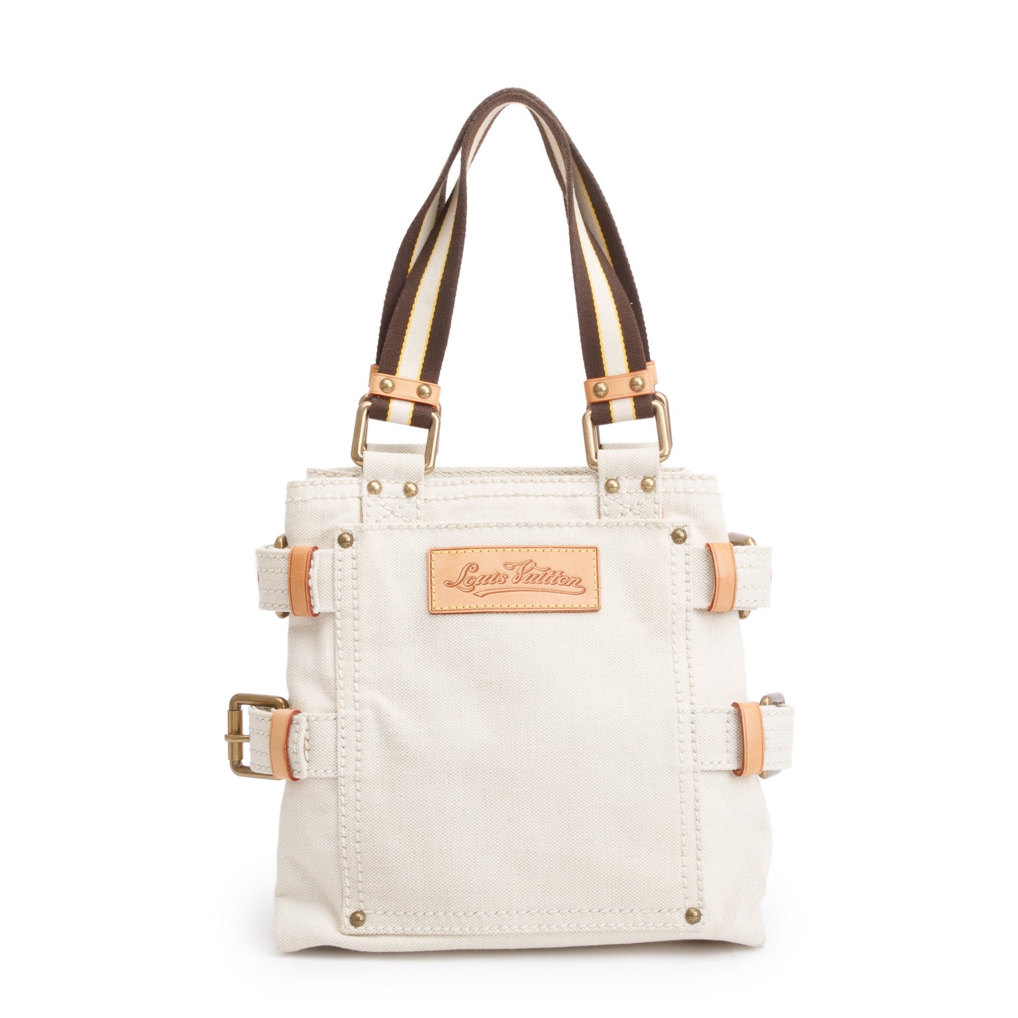 Louis Vuitton Neutral Canvas Globe Shopper Cabas PM