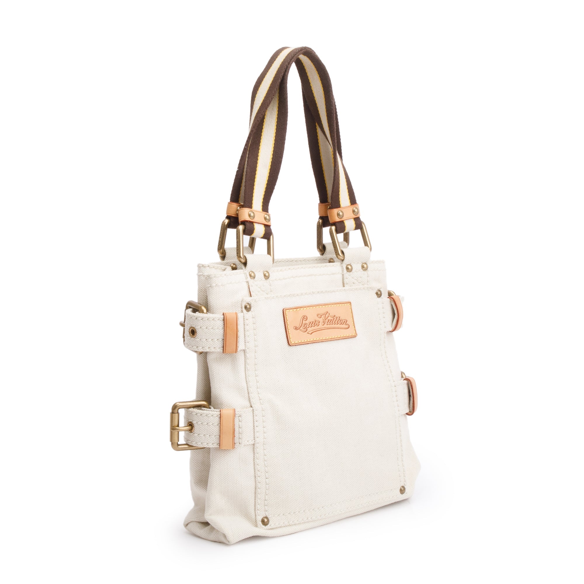 Louis Vuitton Neutral Canvas Globe Shopper Cabas PM