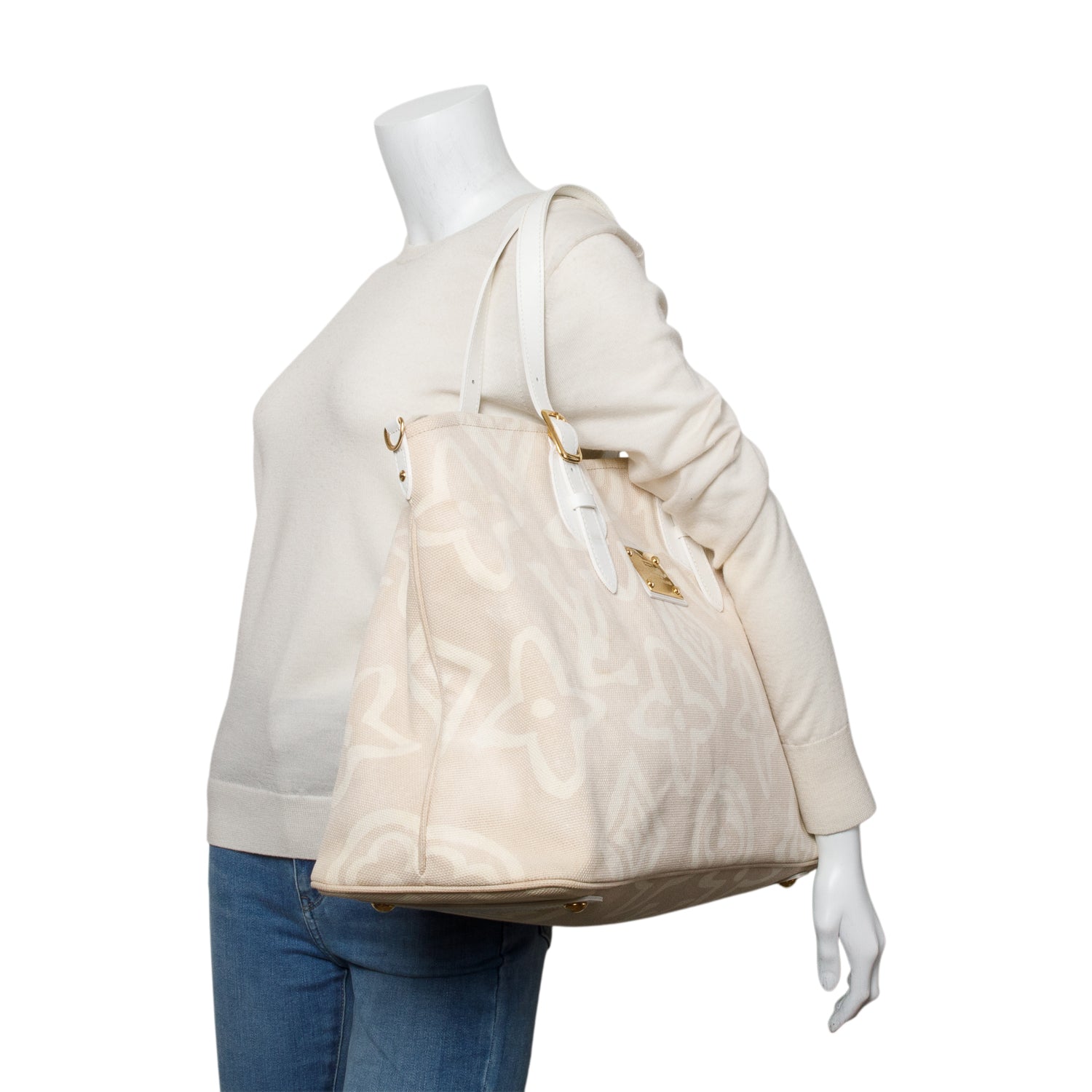 Louis Vuitton Neutral Monogram Canvas Tahitienne Cabas GM