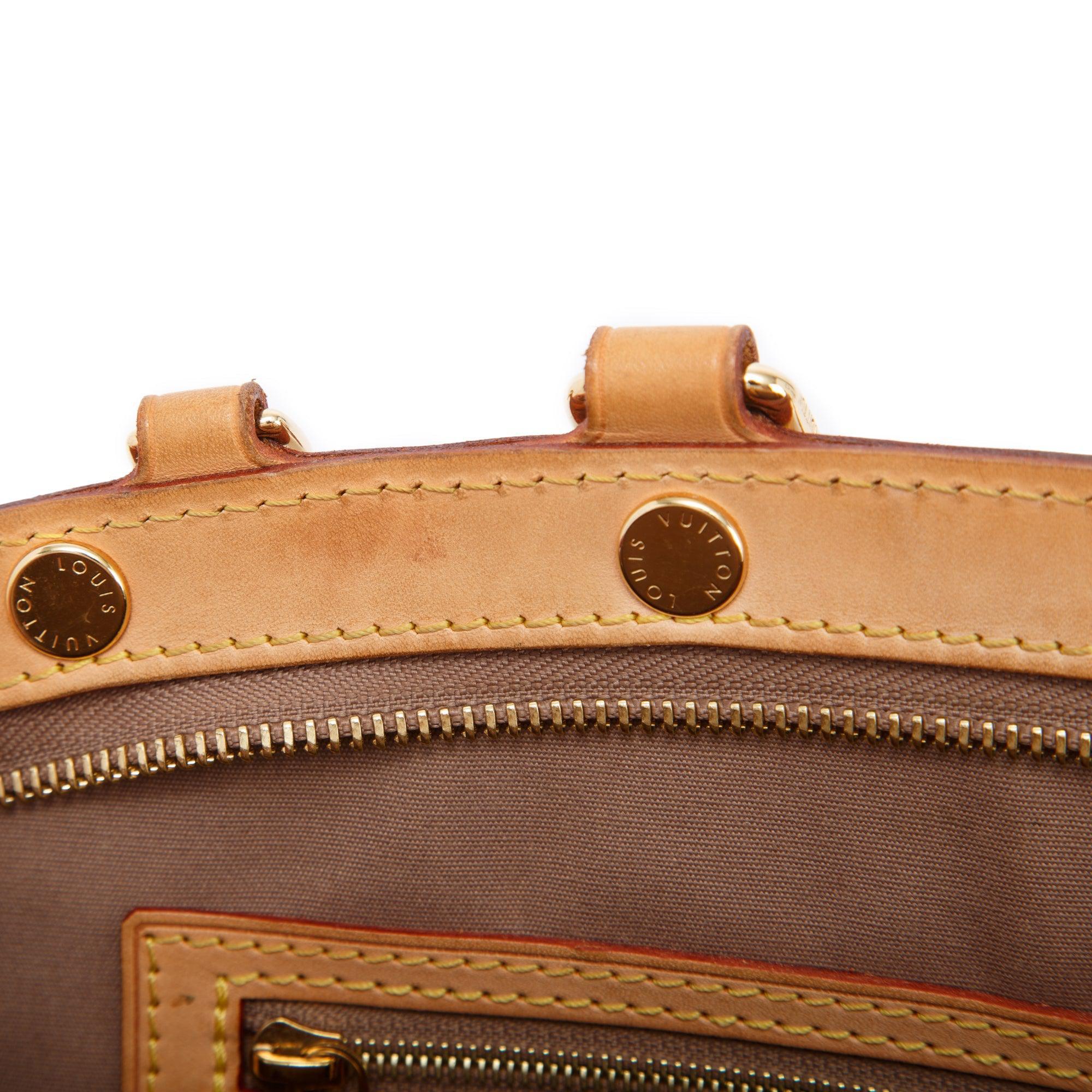 Louis Vuitton Neutral Monogram Vernis Brea MM w/ Strap