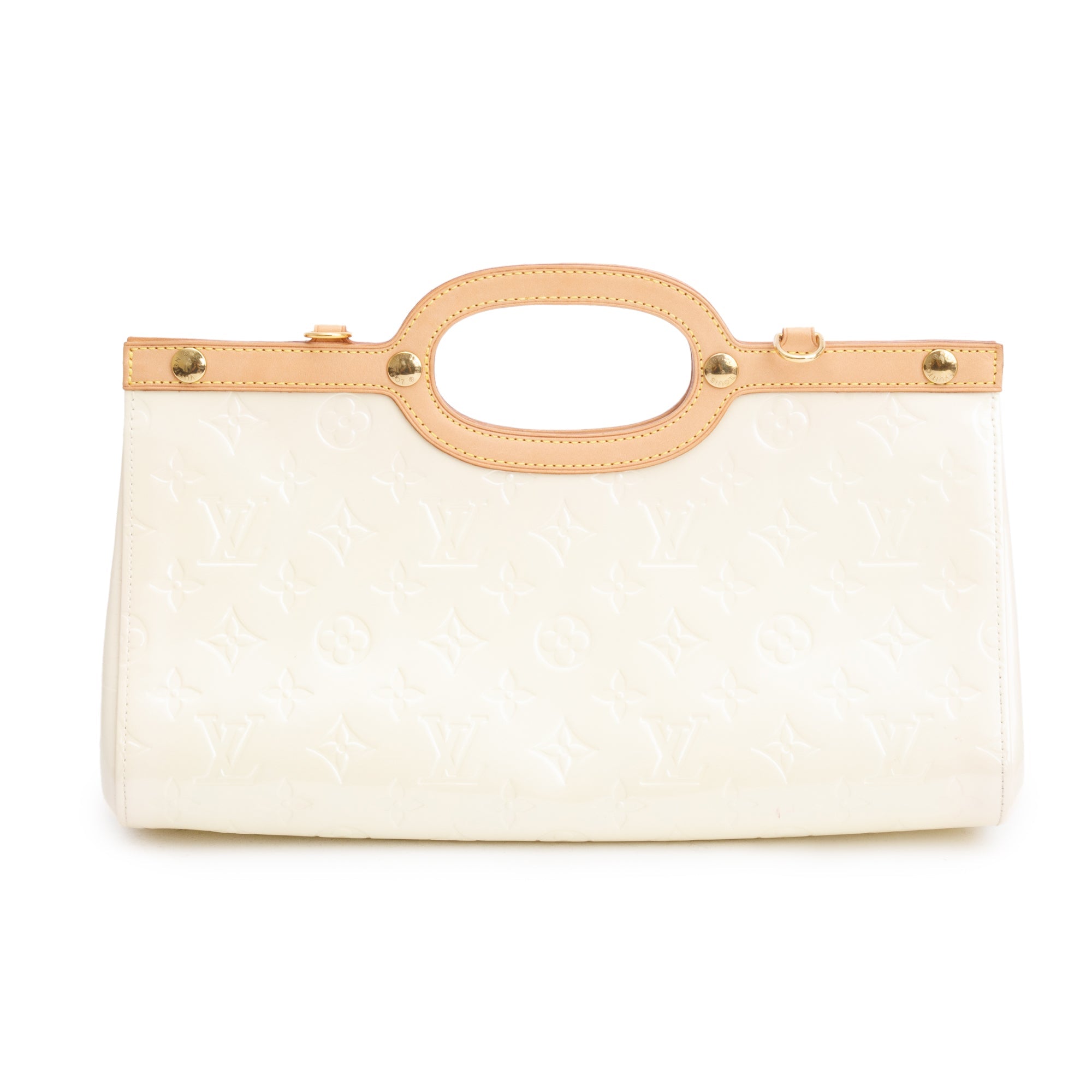 Louis Vuitton Neutral Monogram Vernis Roxbury w/ Strap