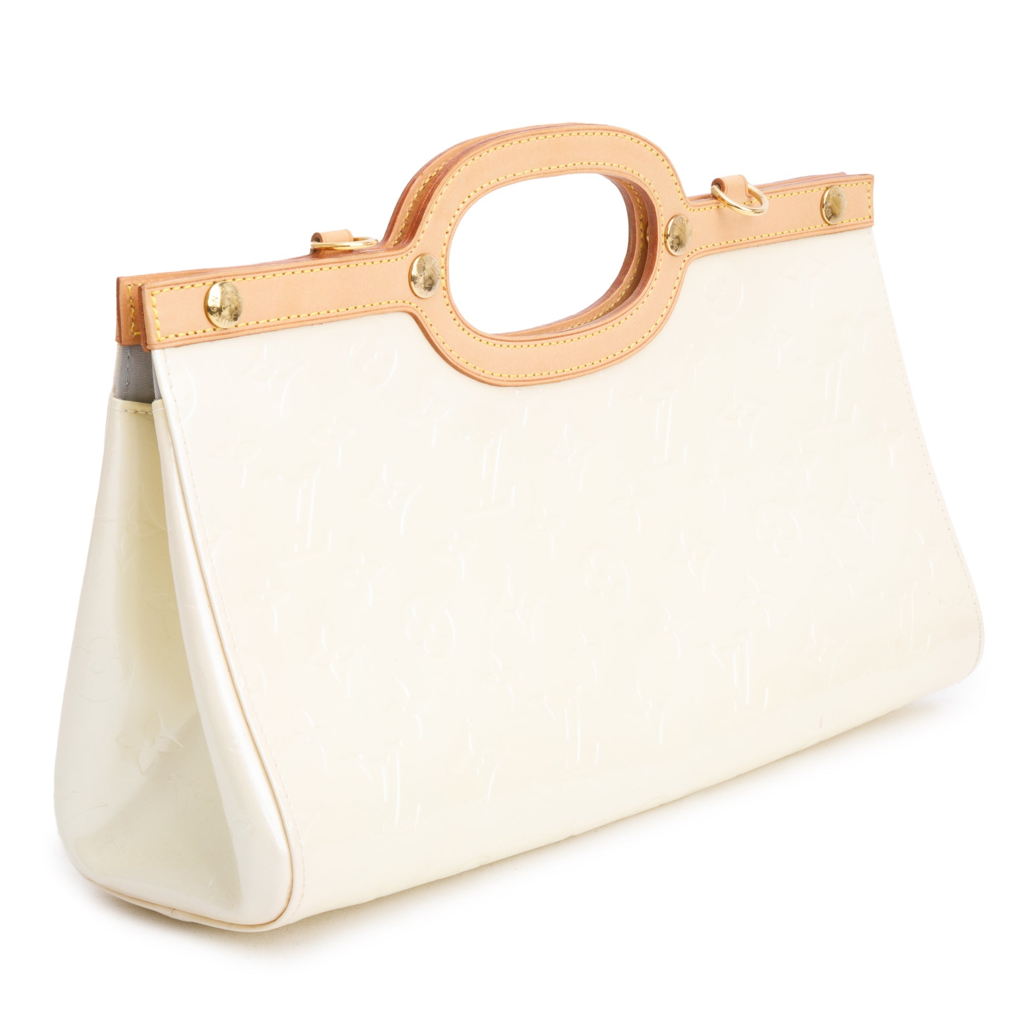Louis Vuitton Neutral Monogram Vernis Roxbury w/ Strap