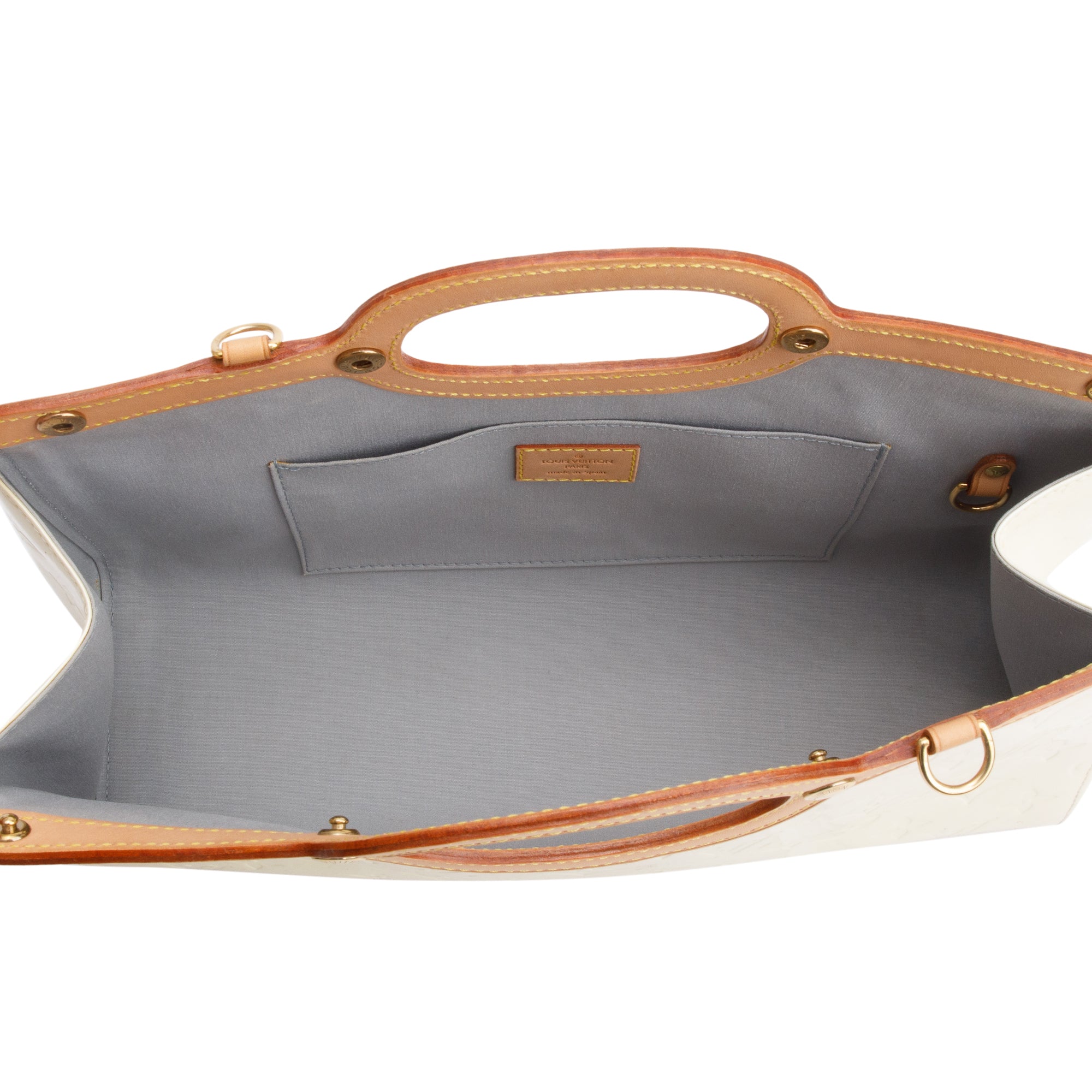 Louis Vuitton Neutral Monogram Vernis Roxbury w/ Strap