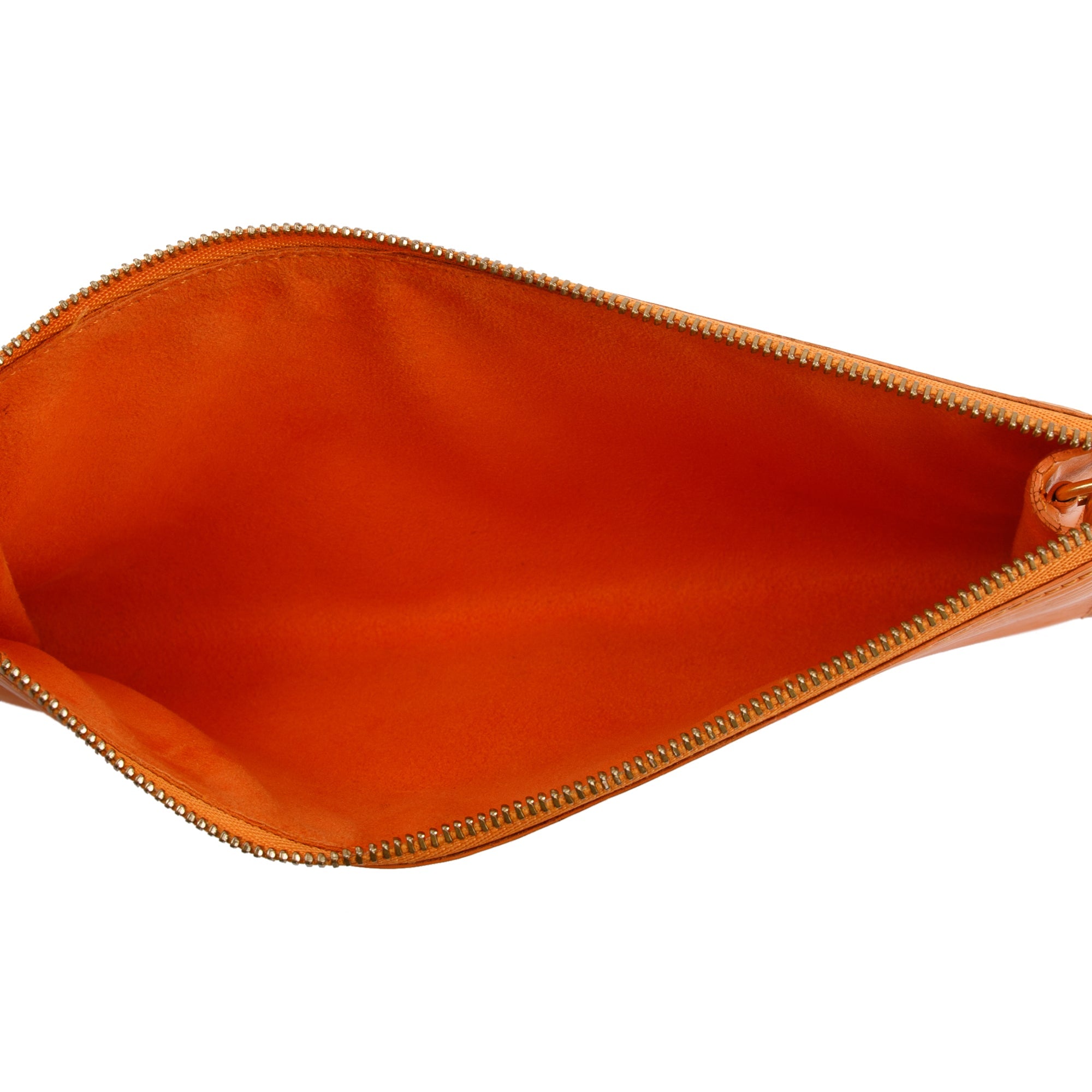 Louis Vuitton Orange Epi Leather Pochette Accessoires 24