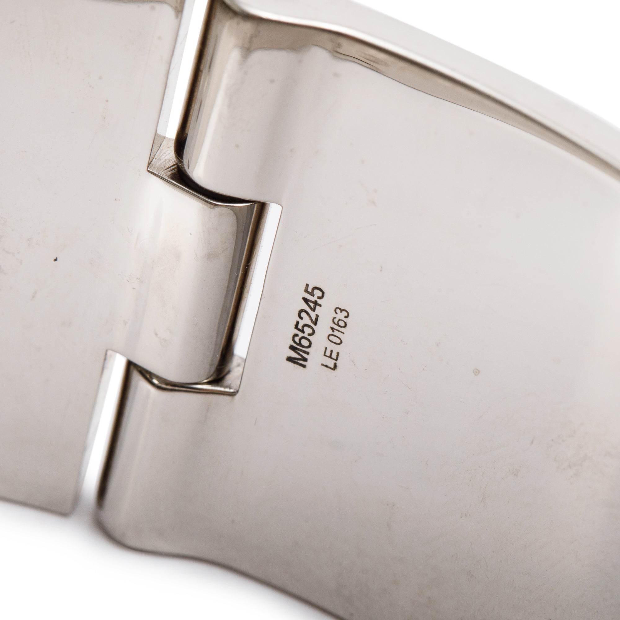 Louis Vuitton Palladium Plated Lock Me Manchette Bracelet