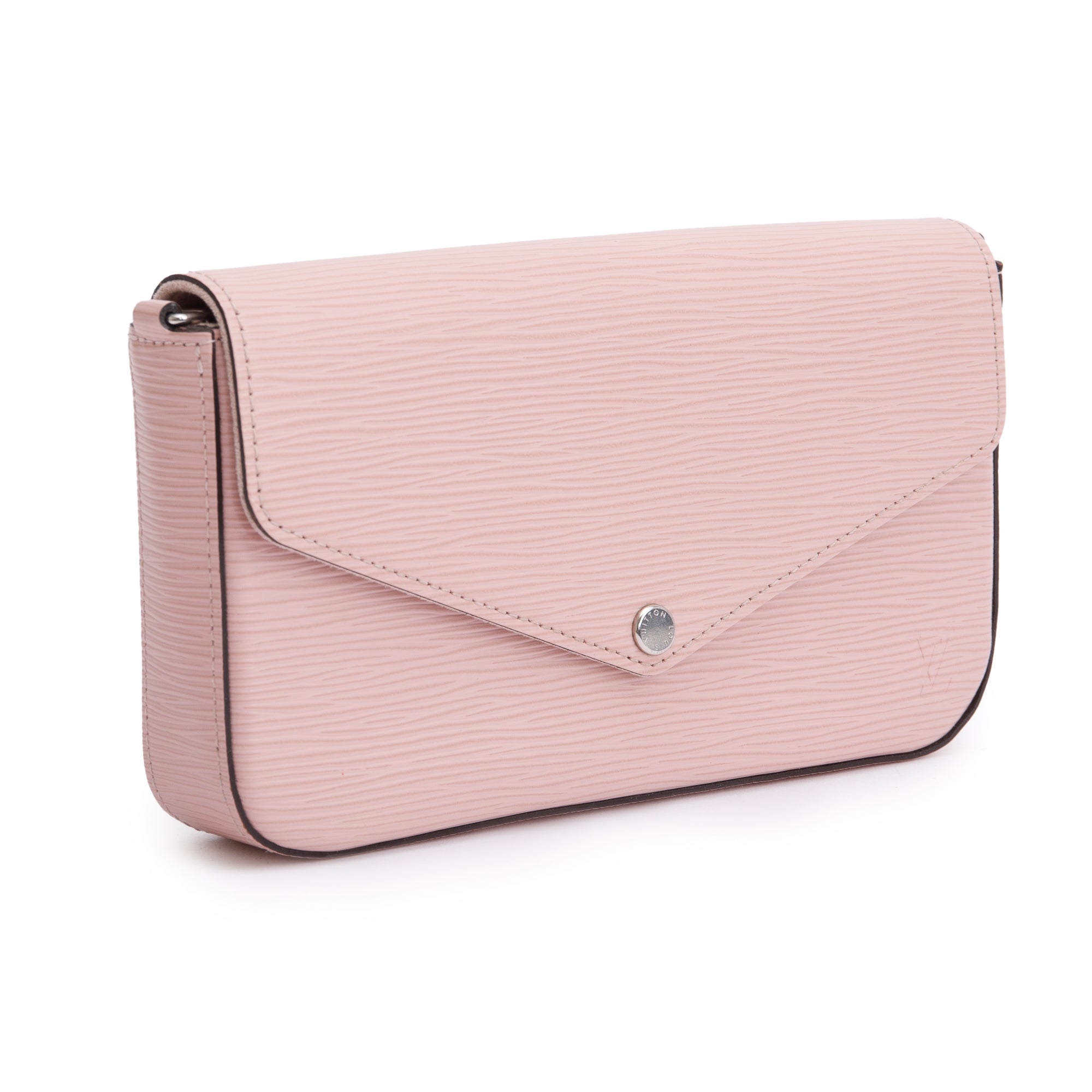 Louis Vuitton Pink Epi Leather Felicie Pochette Bag w/ Box & Inserts