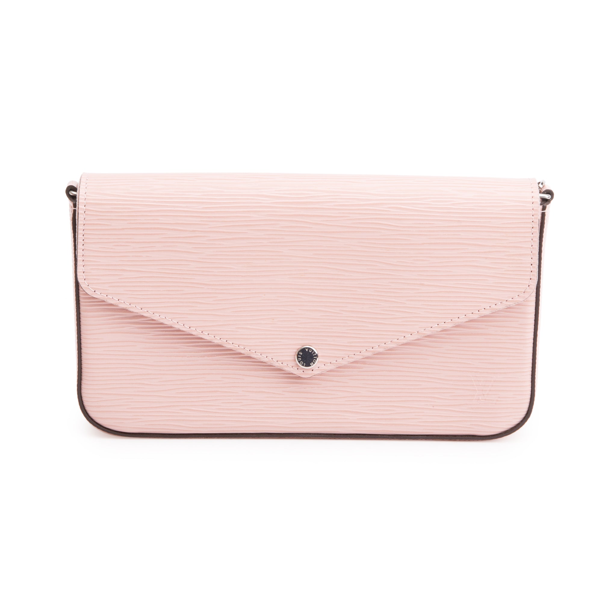 Louis Vuitton Pink Epi Leather Felicie Pochette Bag w/ Box & Inserts